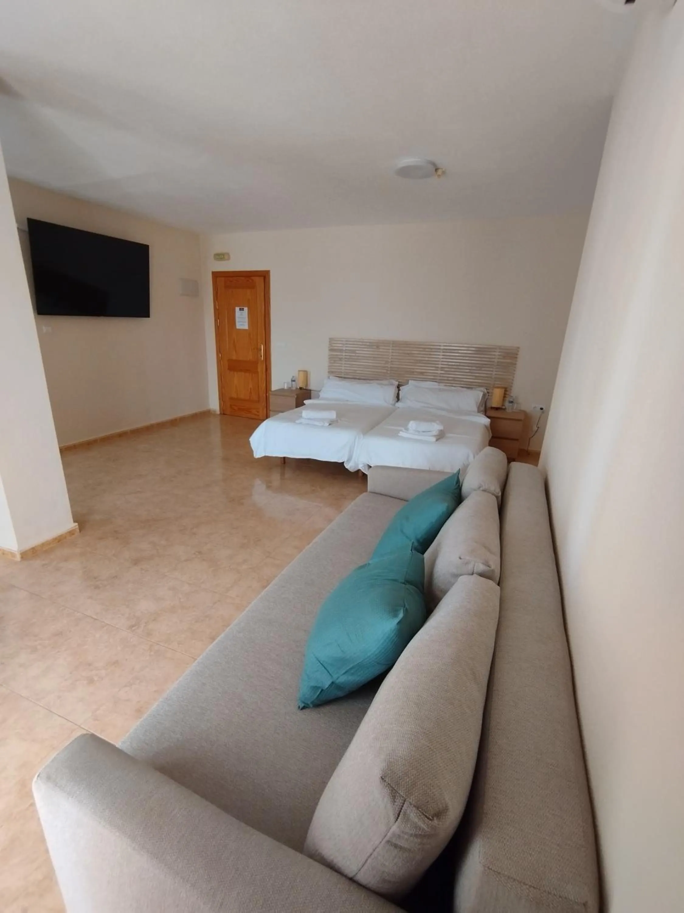 Bed in Hotel Algorfa