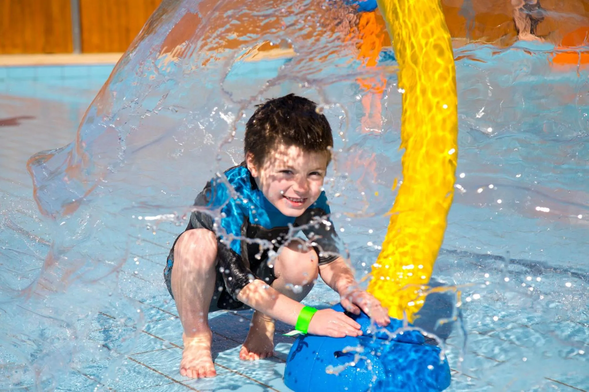 Aqua park in BIG4 Easts Beach Holiday Park