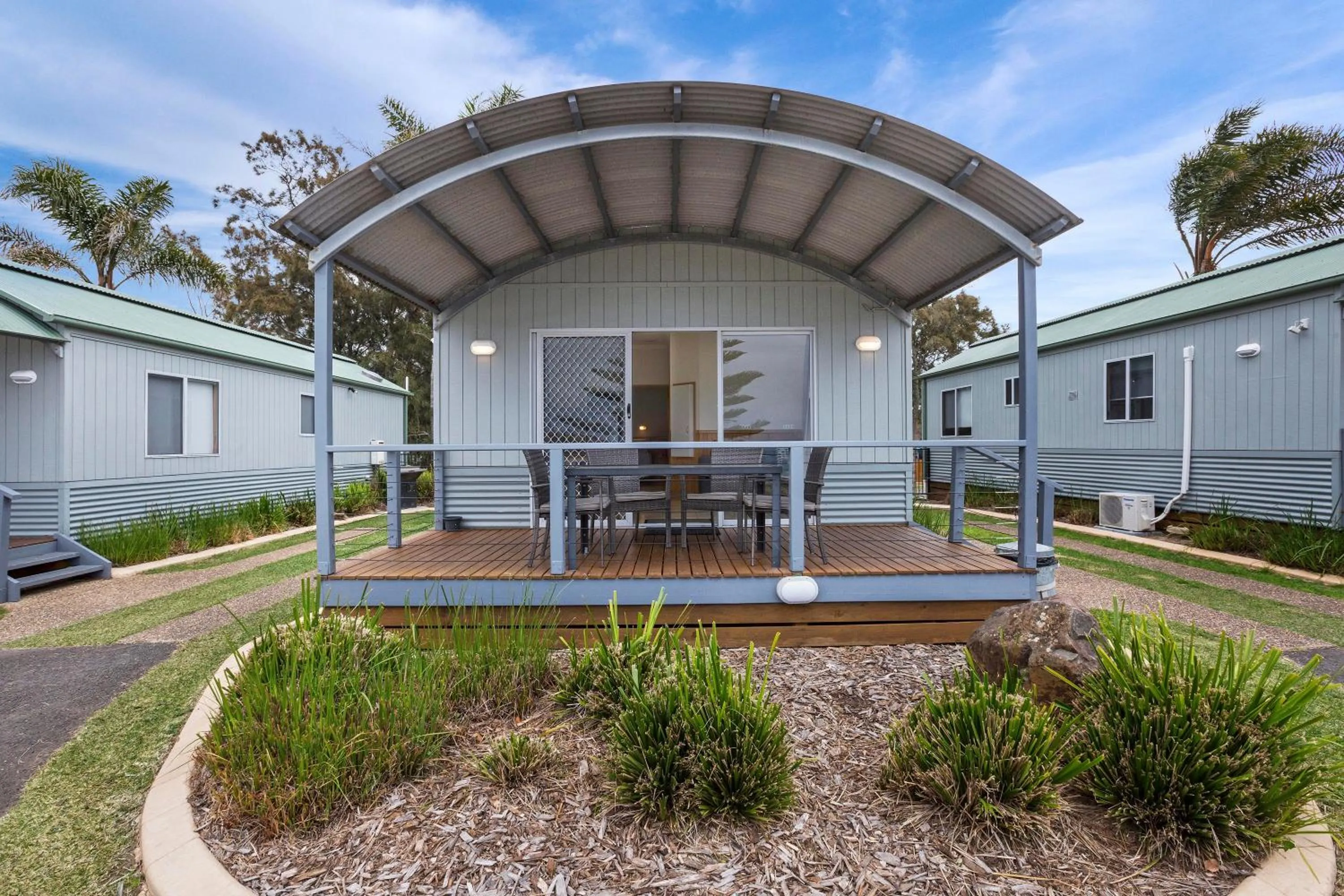 Balcony/Terrace in BIG4 Easts Beach Holiday Park