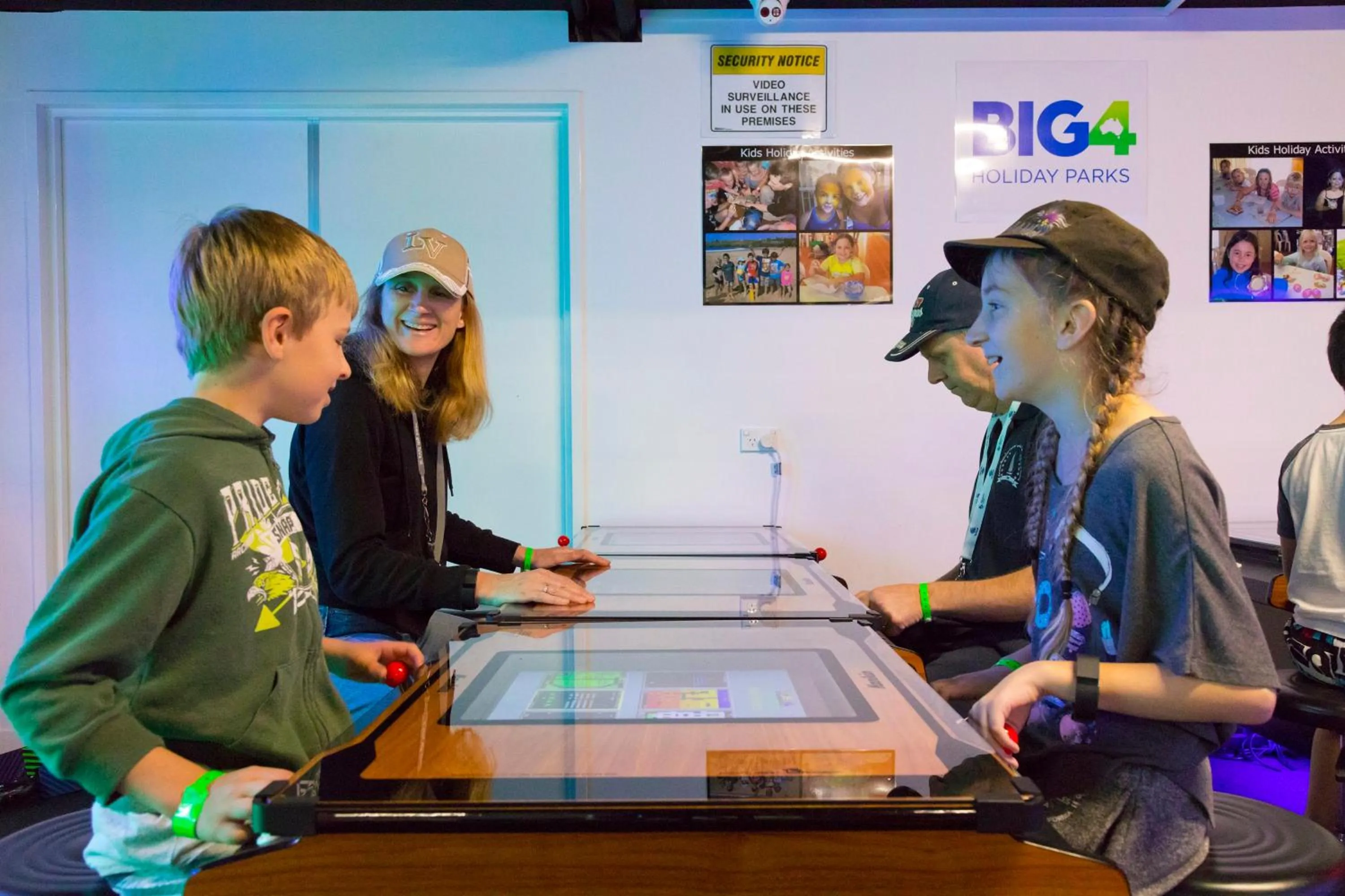 Game Room in BIG4 Easts Beach Holiday Park