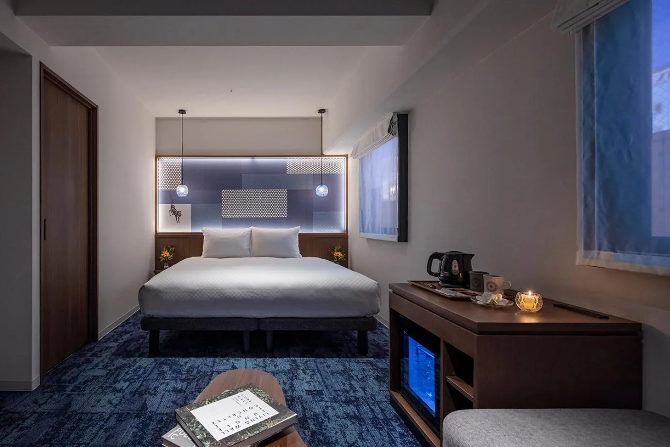 Bed in Estinate Hotel Naha