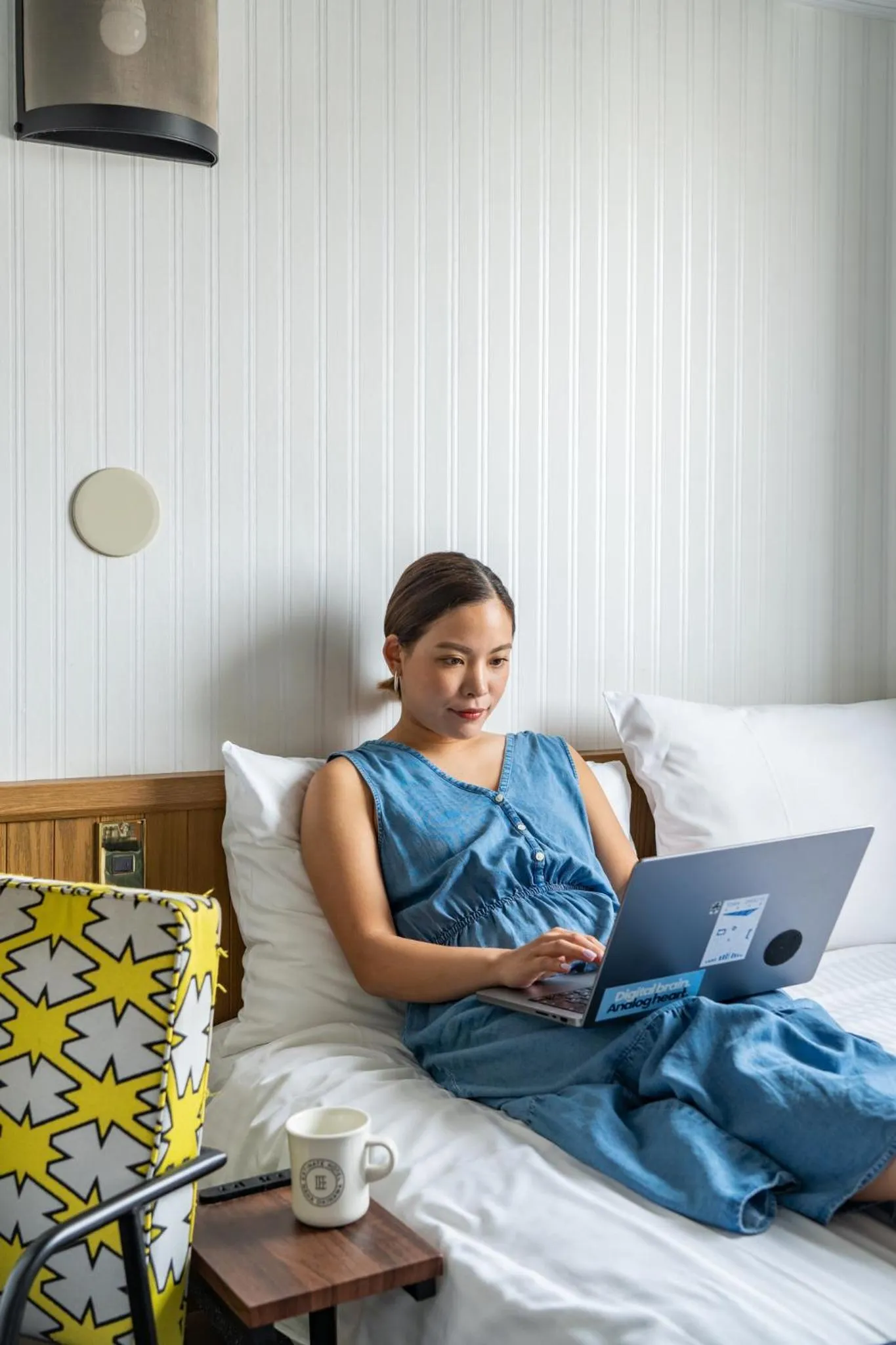 Bed in Estinate Hotel Naha