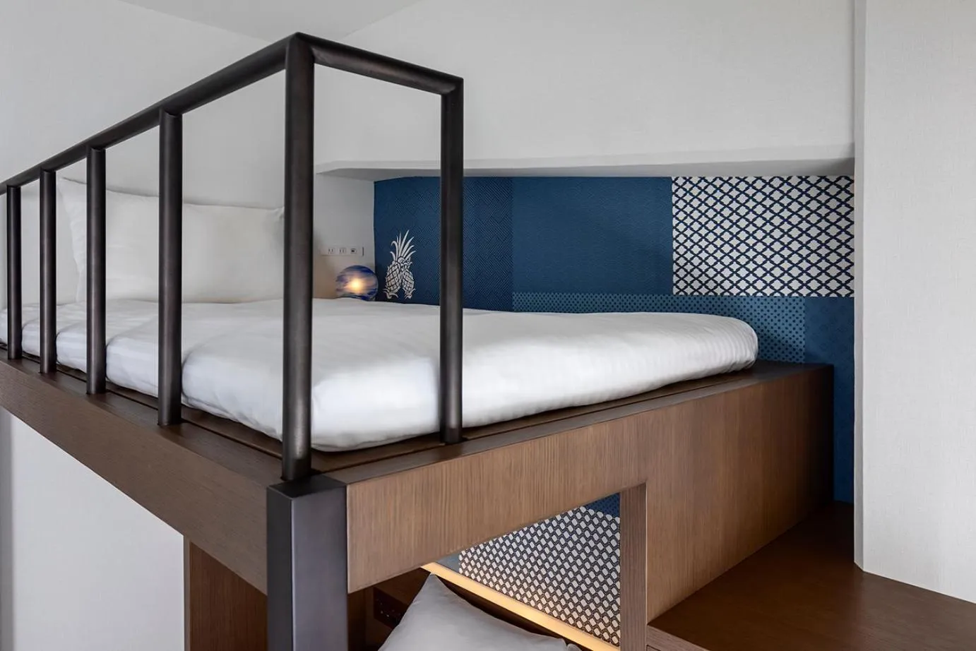 Bed in Estinate Hotel Naha