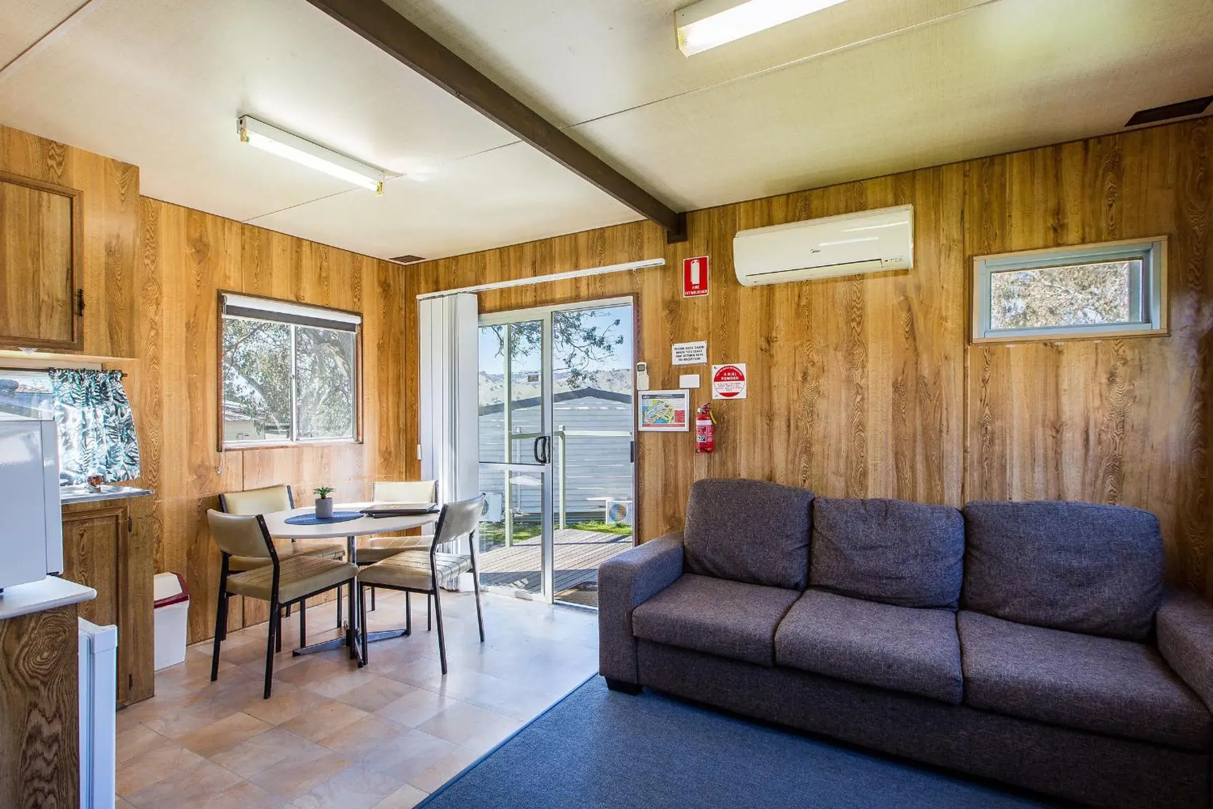 Living room in Discovery Parks - Lake Hume, New South Wales Living room in Discovery Parks - Lake Hume, New South Wales