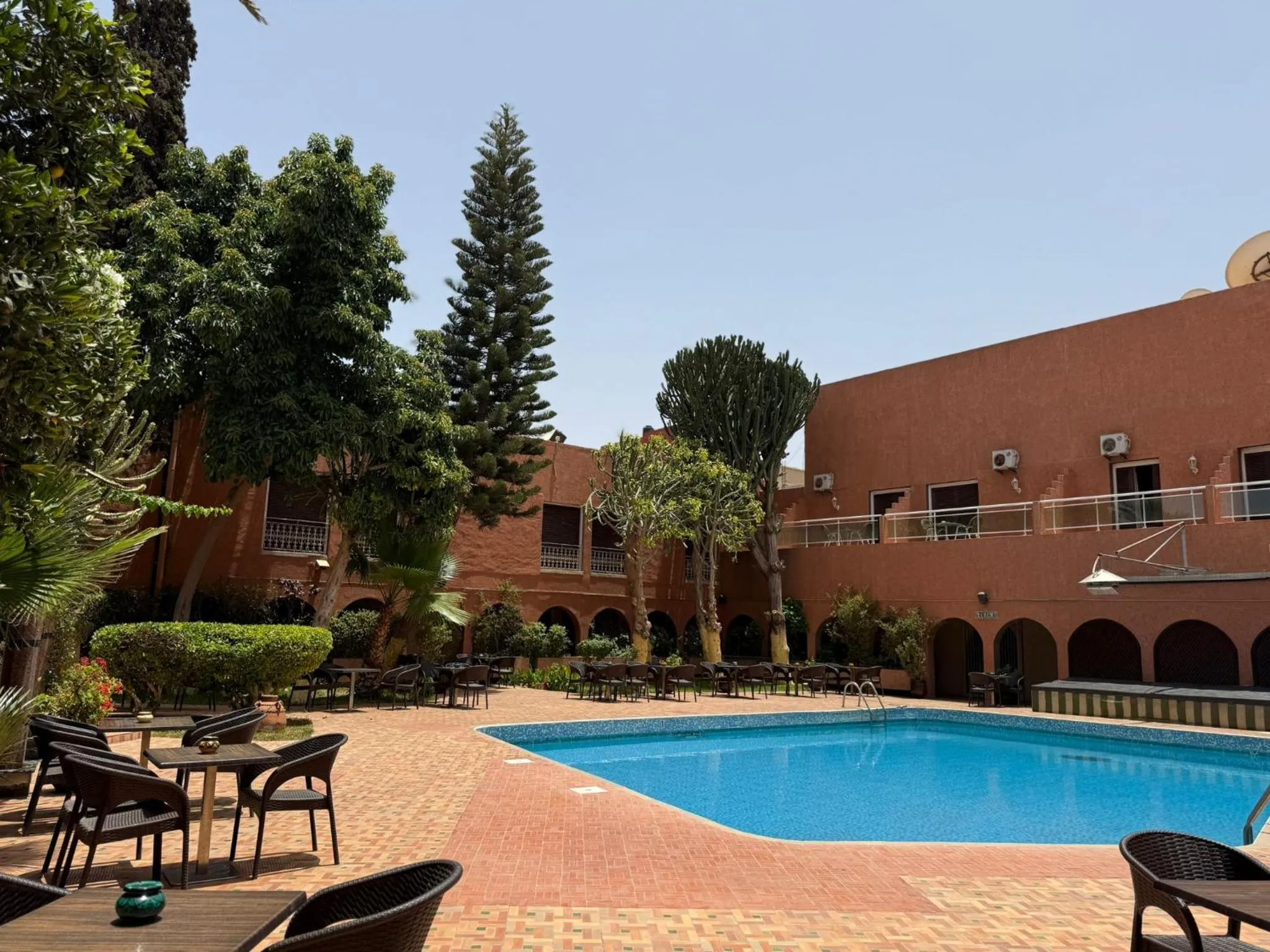 Swimming pool in Hotel Tiznit