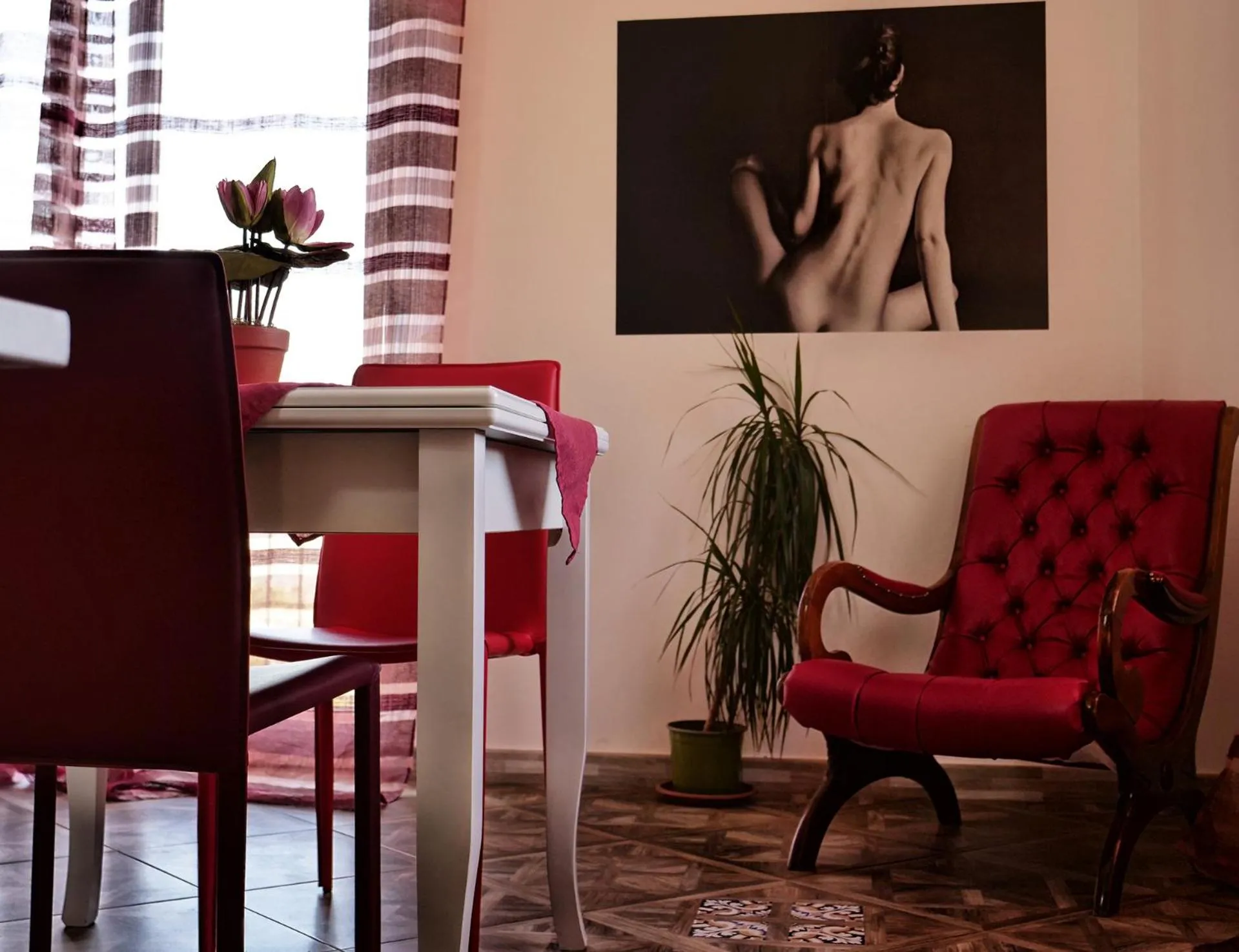 Communal lounge/ TV room in B&B Vento di Scirocco