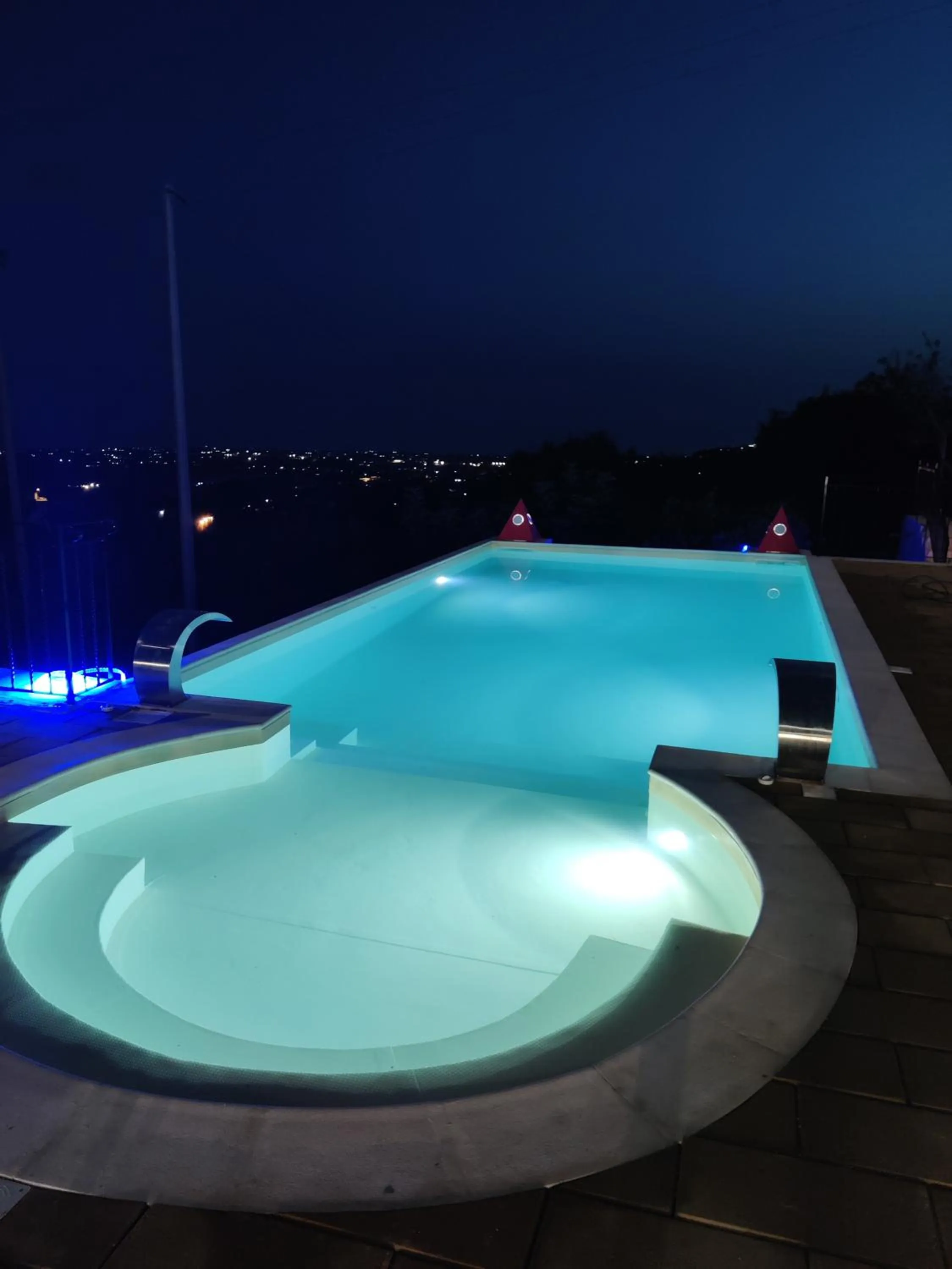 Pool view in B&B Vento di Scirocco