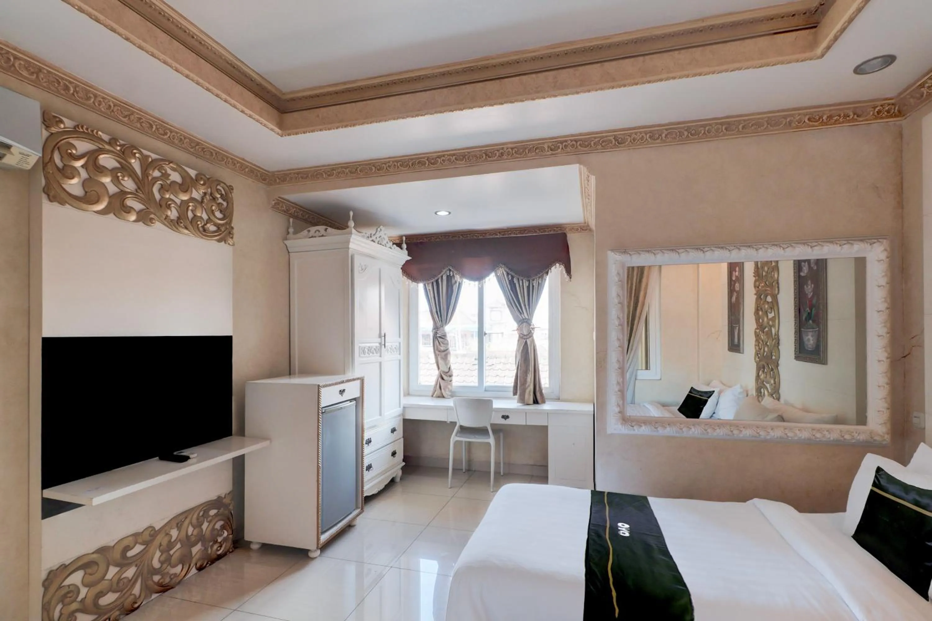 Bedroom, Bed in Hotel O My Home@Bali