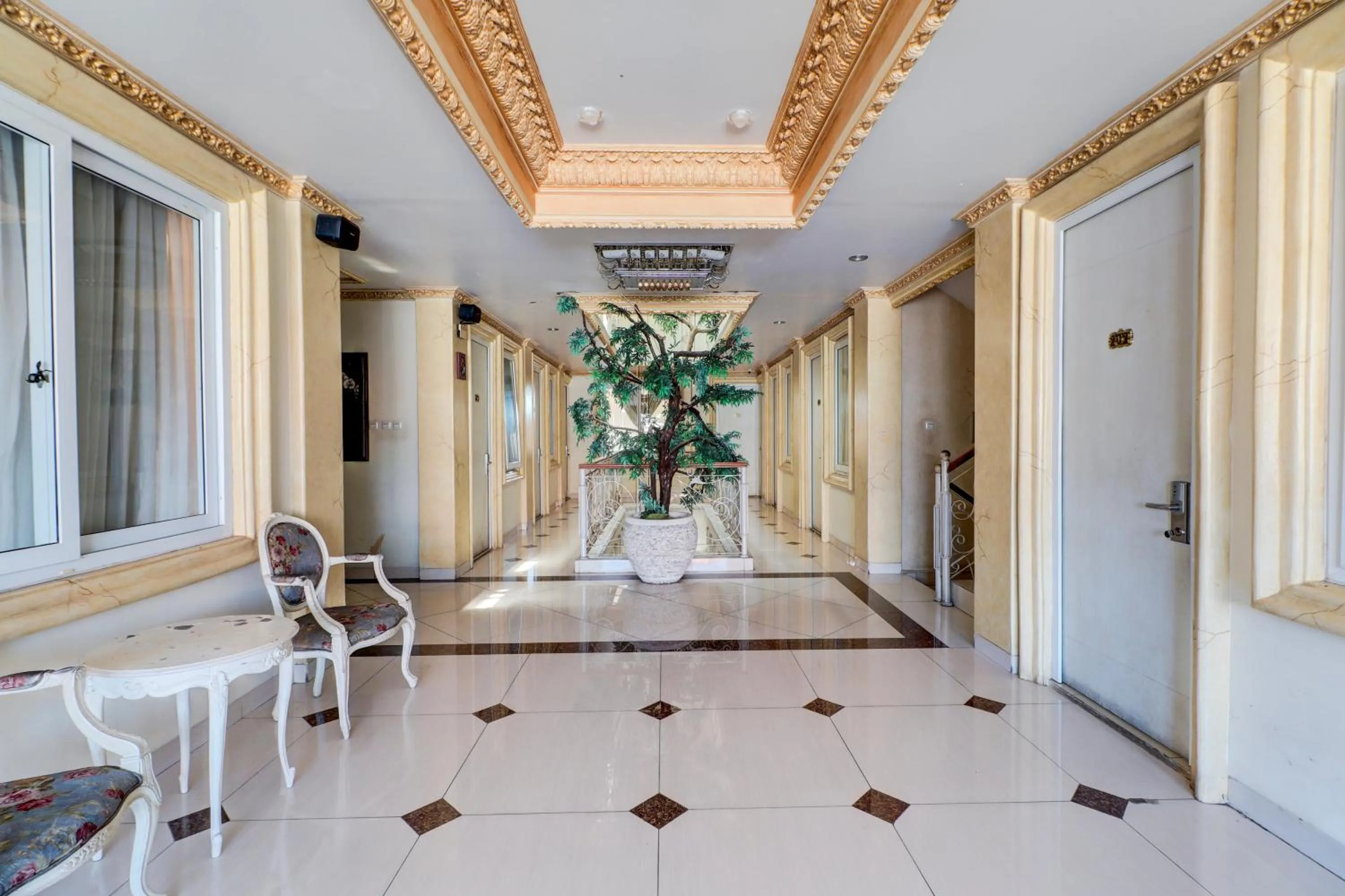 Seating area in Hotel O My Home@Bali