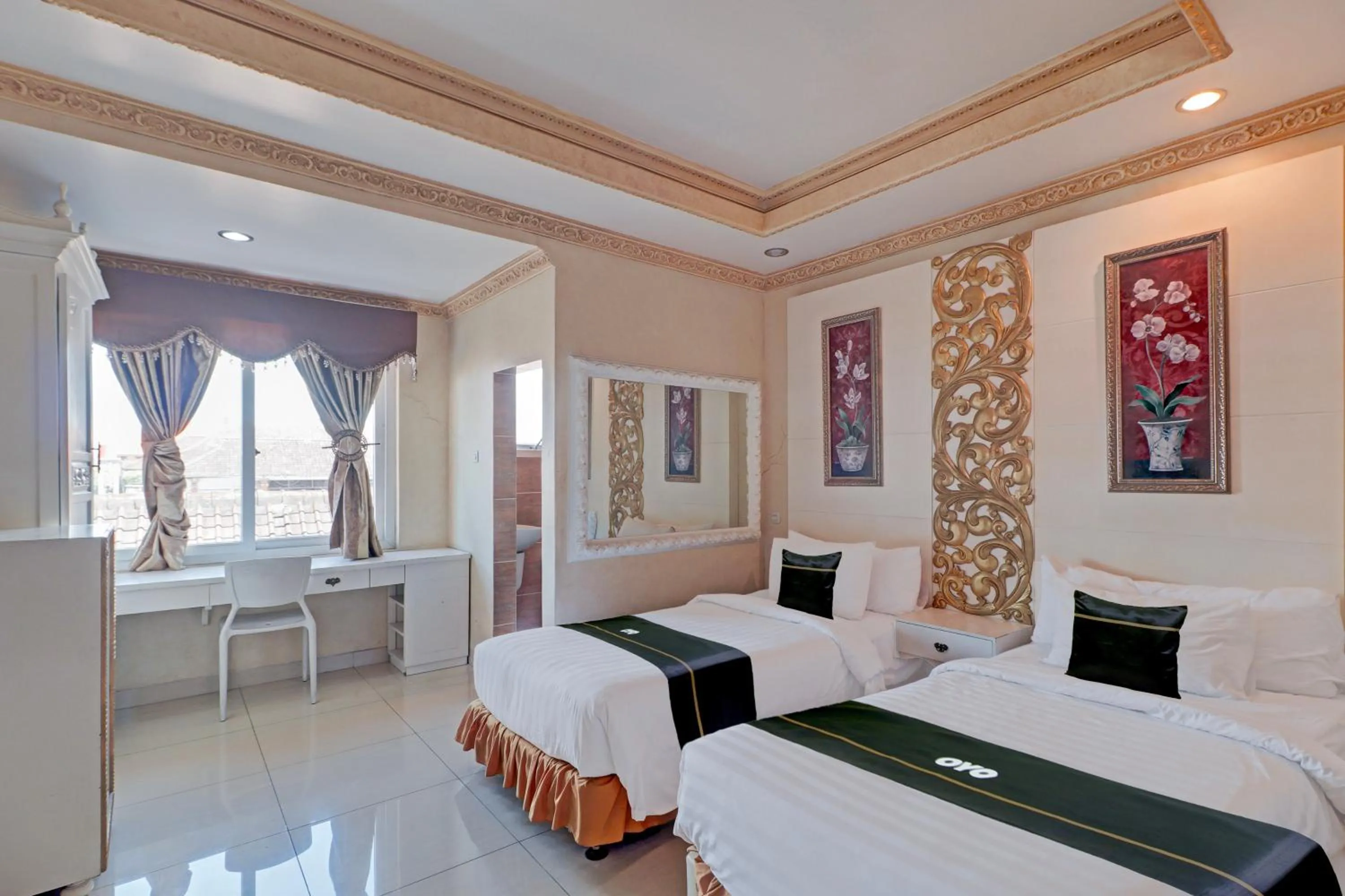 Bedroom, Bed in Hotel O My Home@Bali