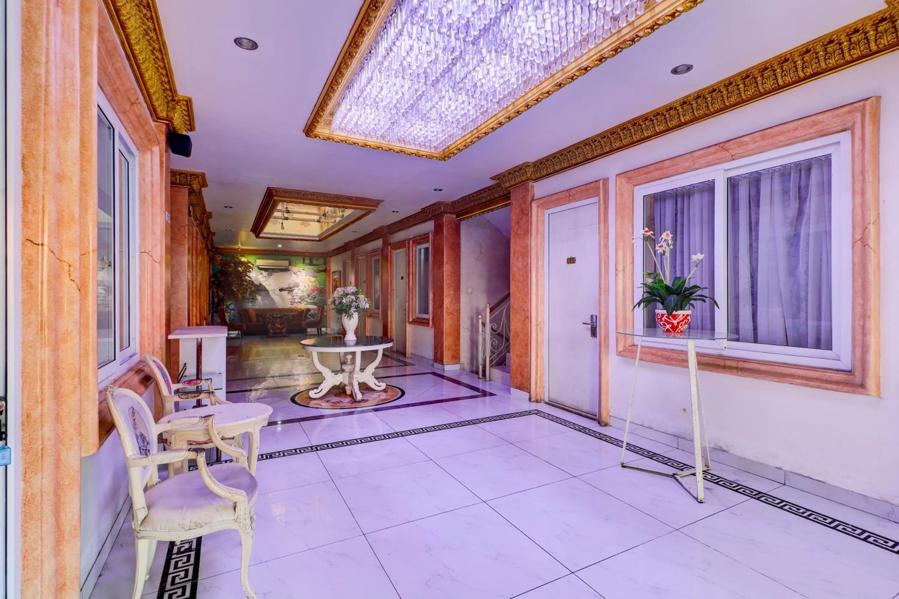 Seating area in Hotel O My Home@Bali