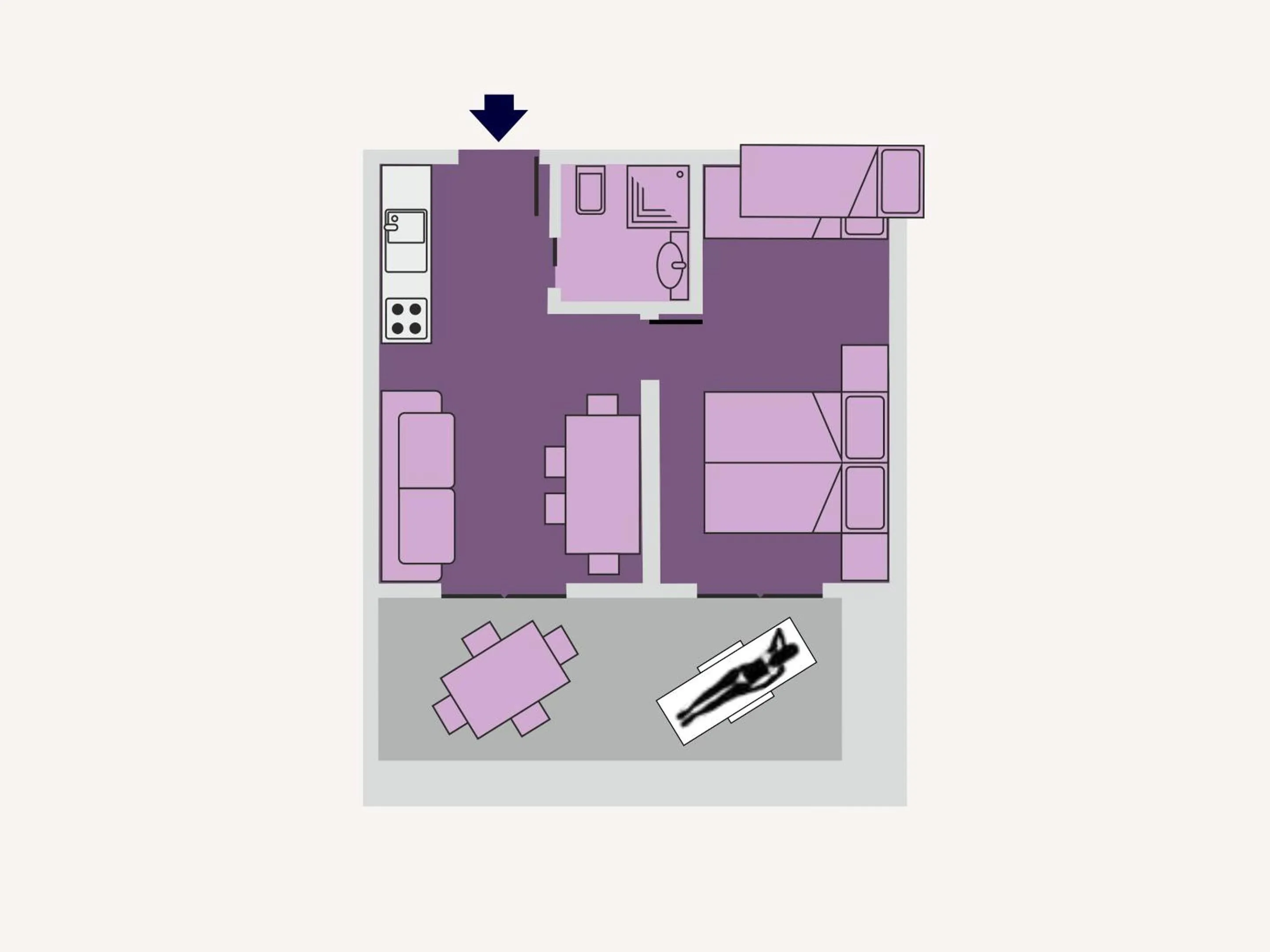 Floor plan in Residence Bright Star