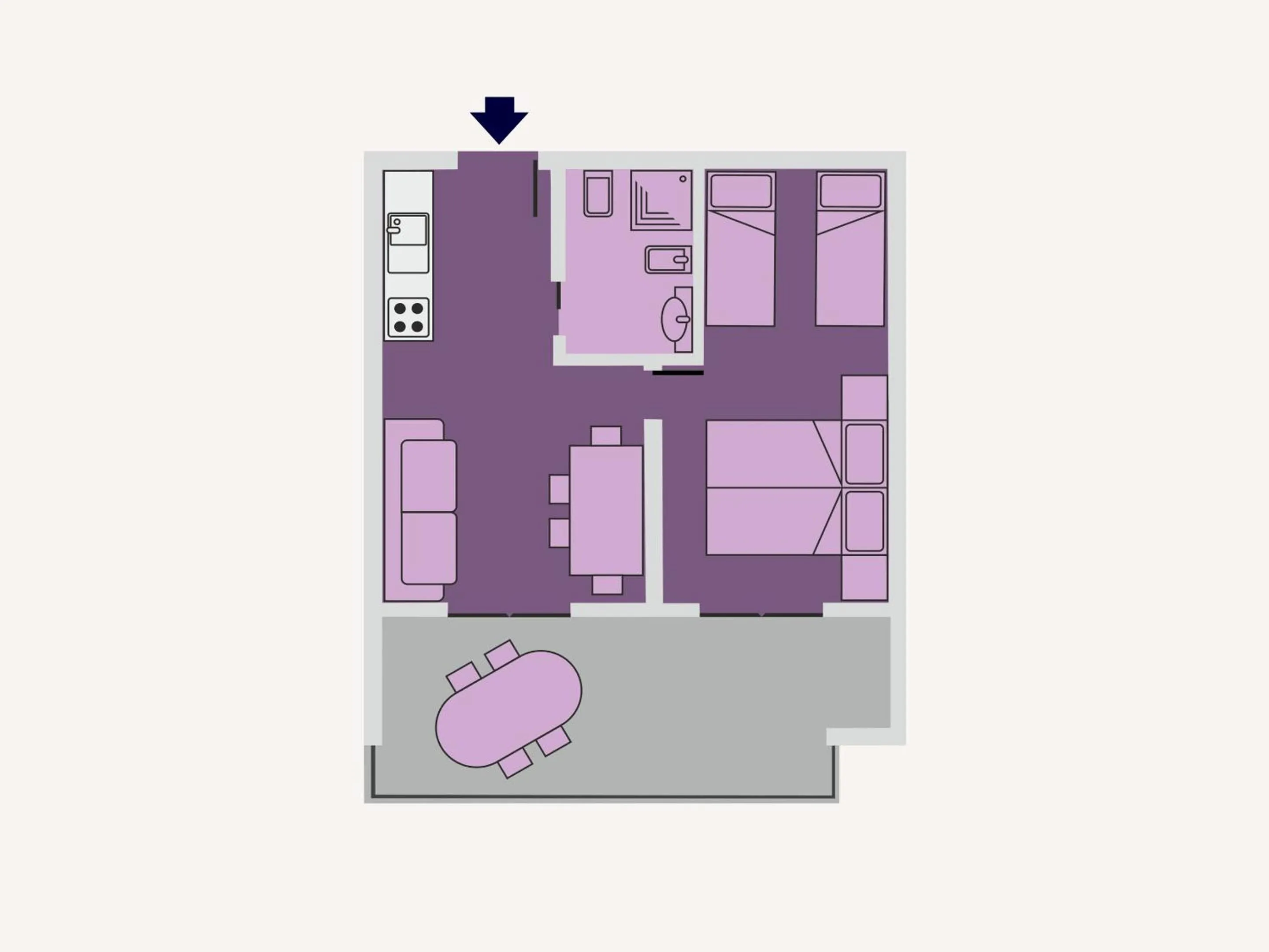 Floor plan in Residence Bright Star