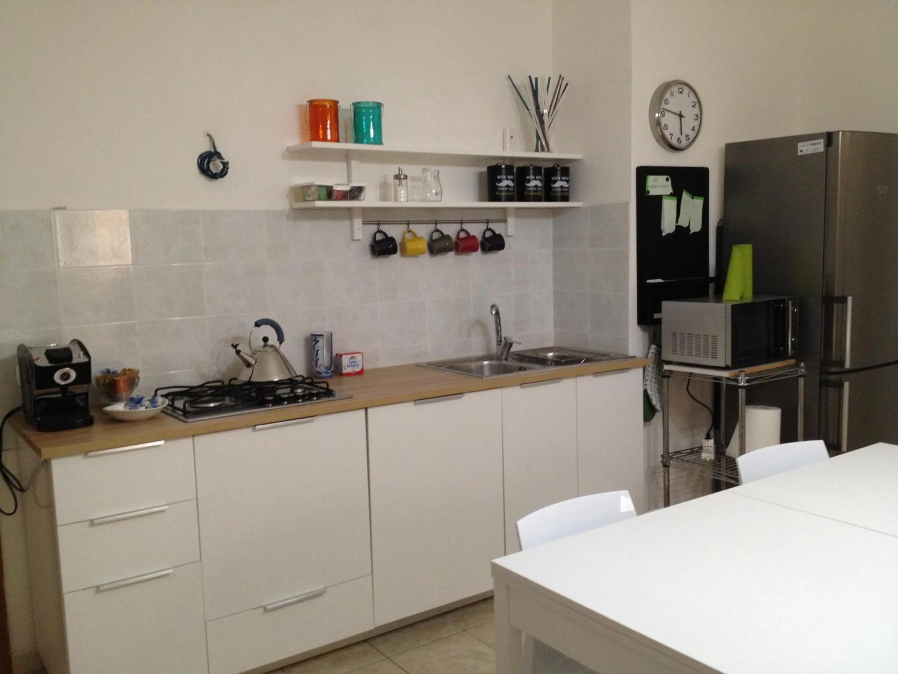 Communal kitchen in Akron B&B