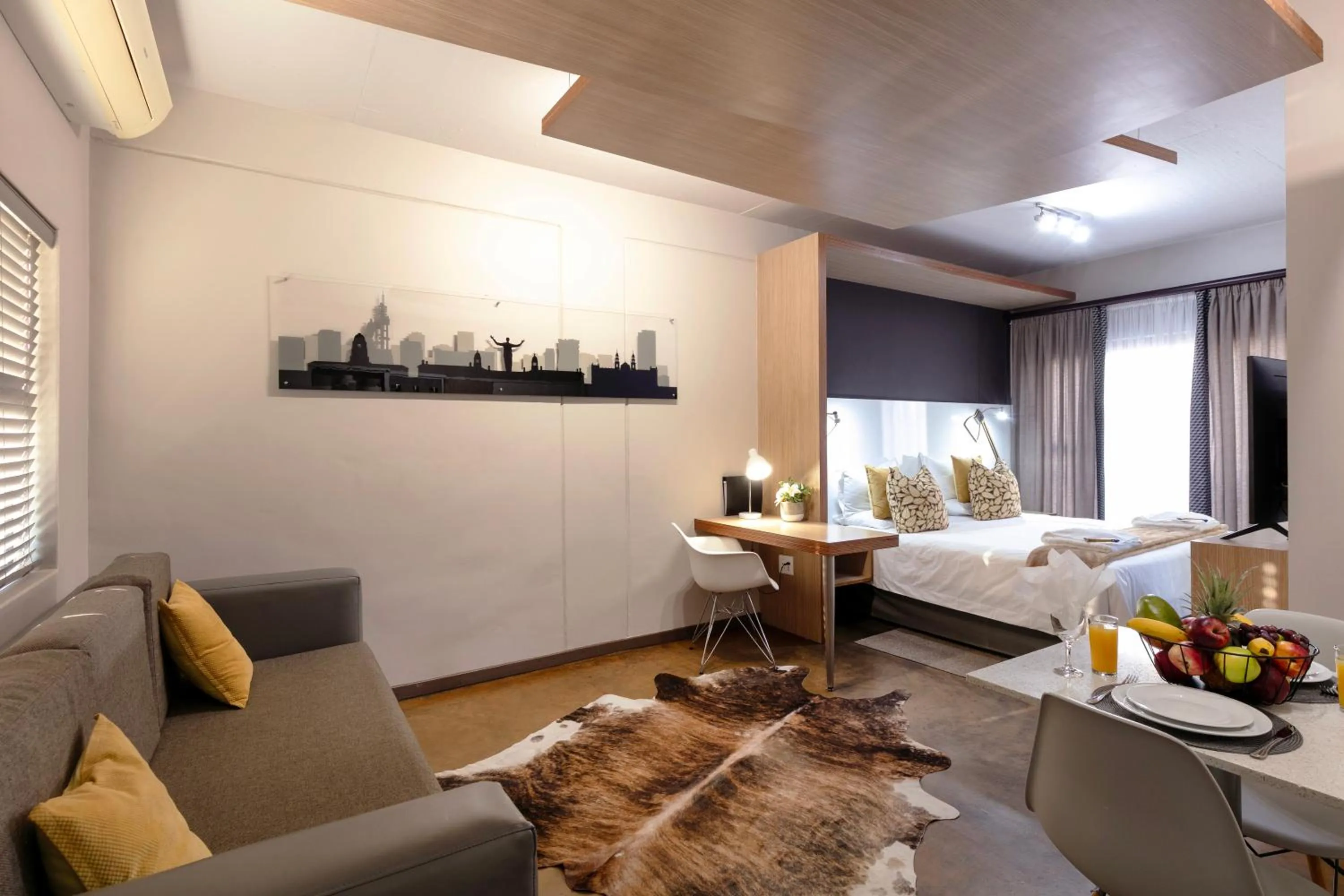 Bed in Akanani Apartments