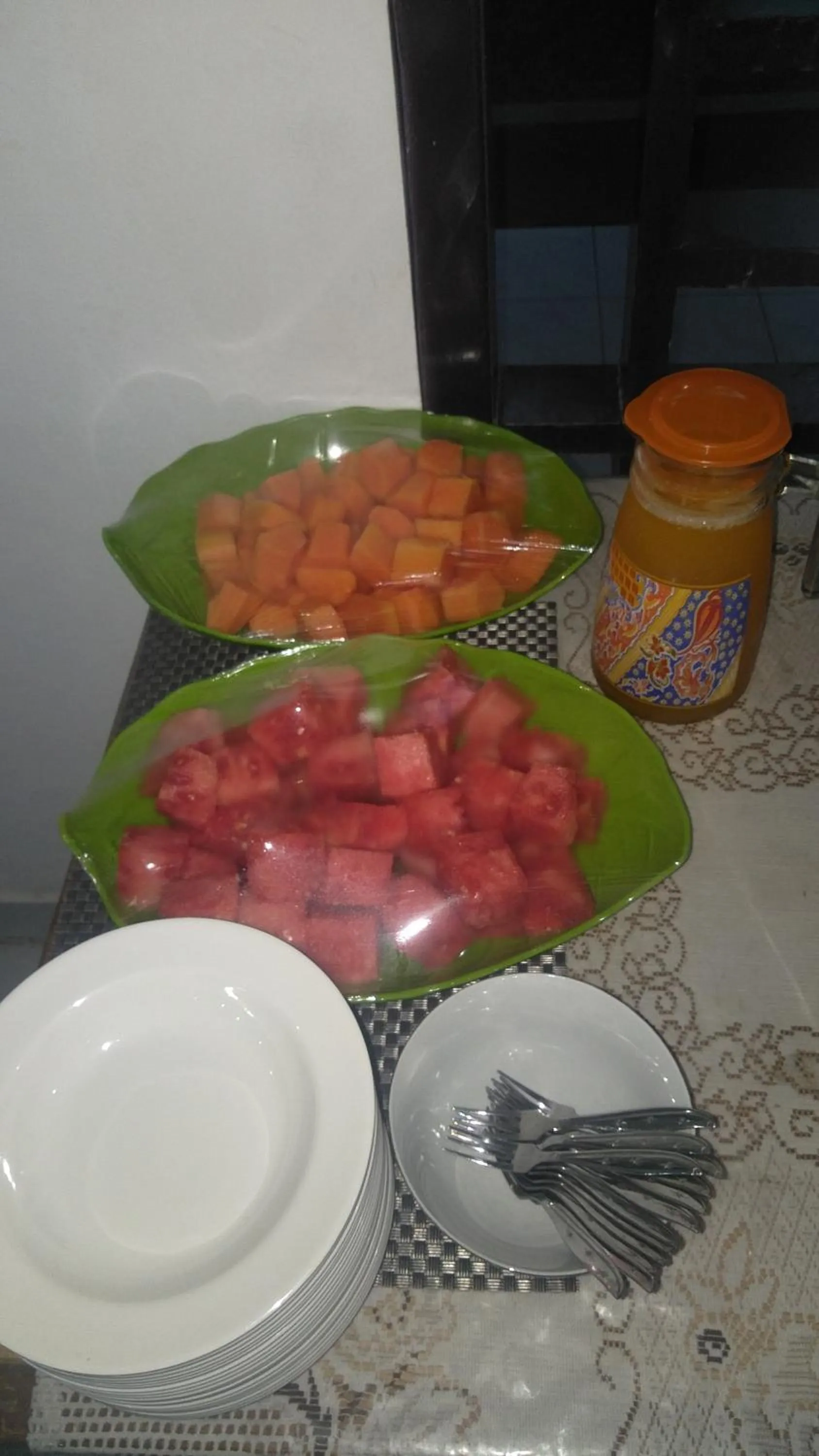 Breakfast in Hotel Green Prundi