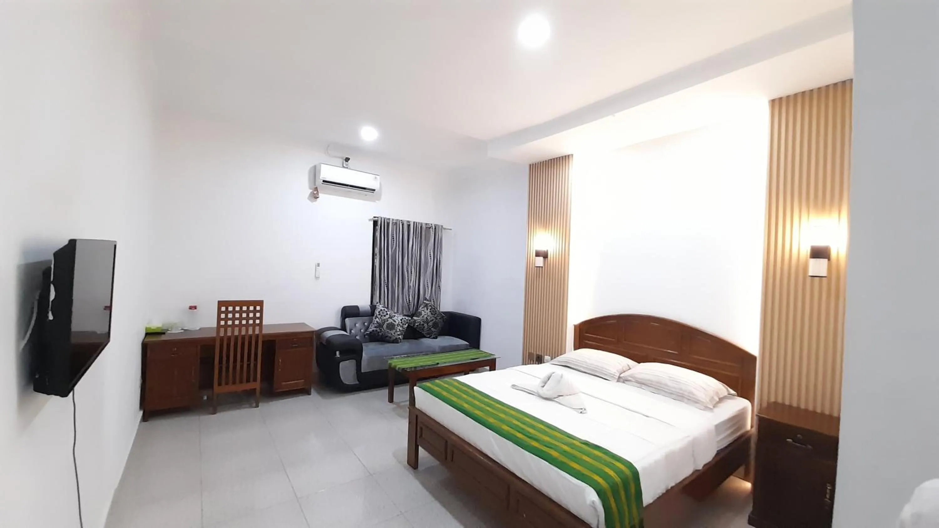 Bed in Hotel Green Prundi