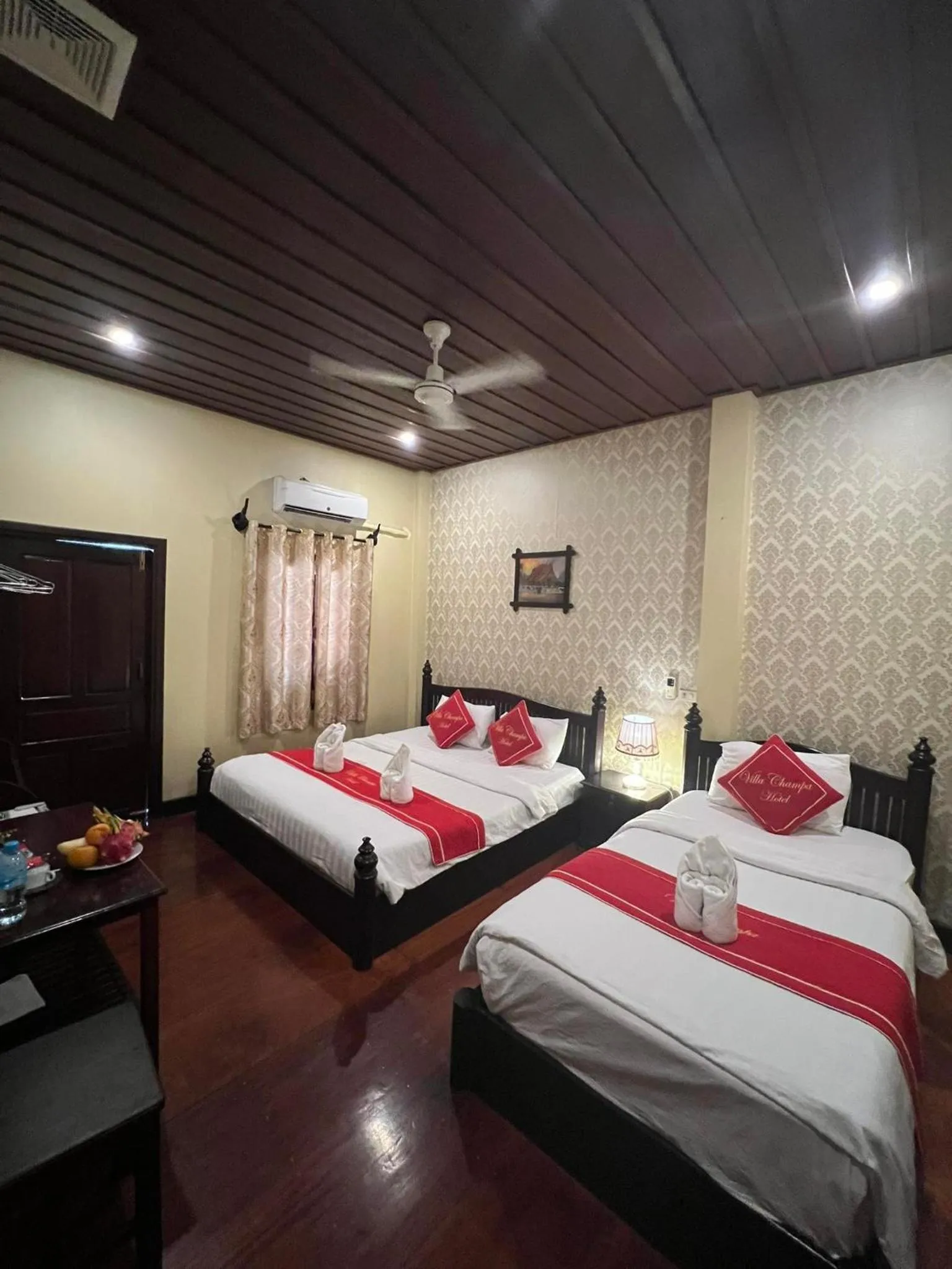 Triple Room with Terrace in Luang Prabang Champa Villa Hotel