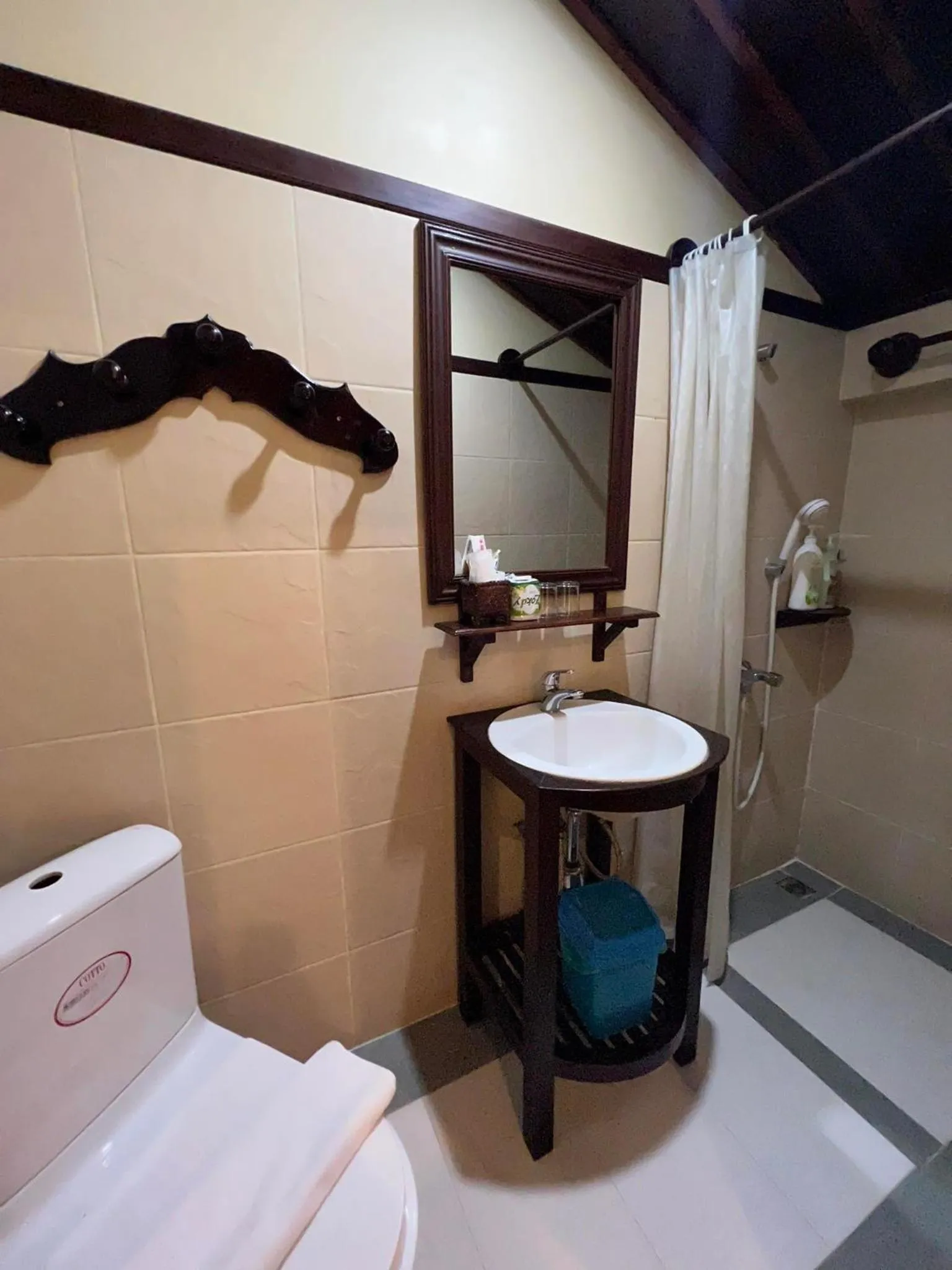 Shower in Luang Prabang Champa Villa Hotel