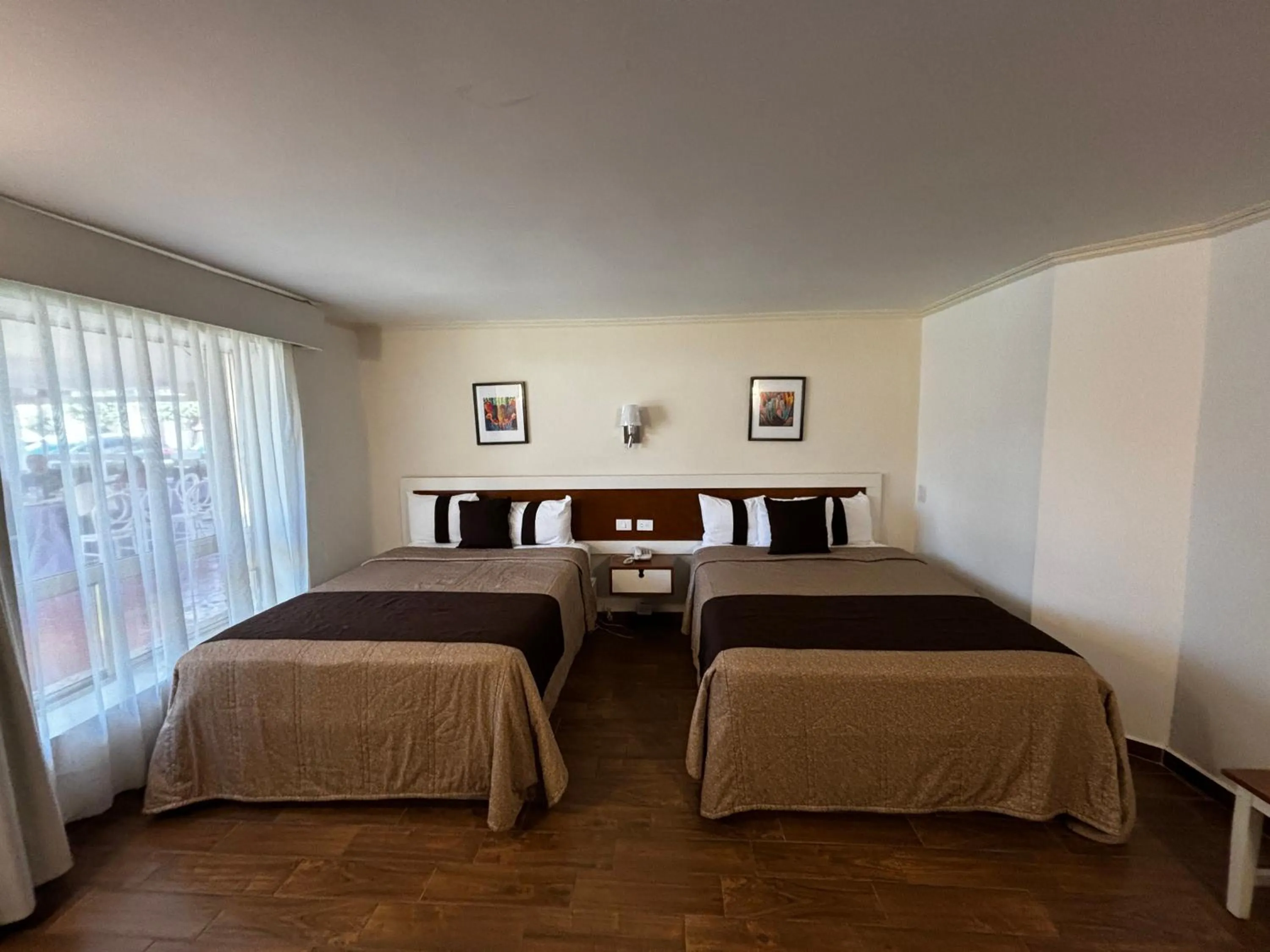 Bed in Hotel Quinta Rivera