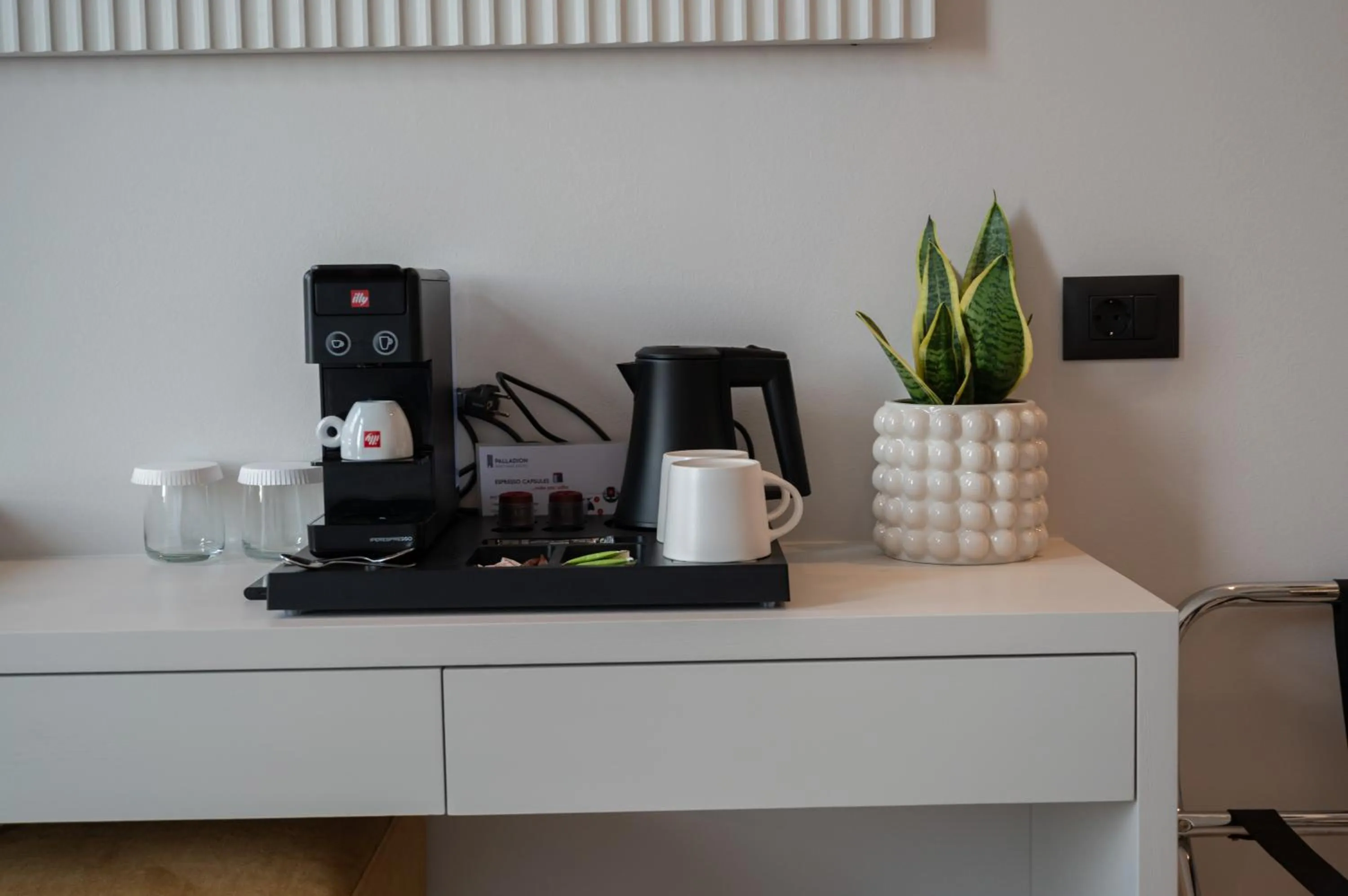 Coffee/tea facilities in Palladion Boutique Hotel
