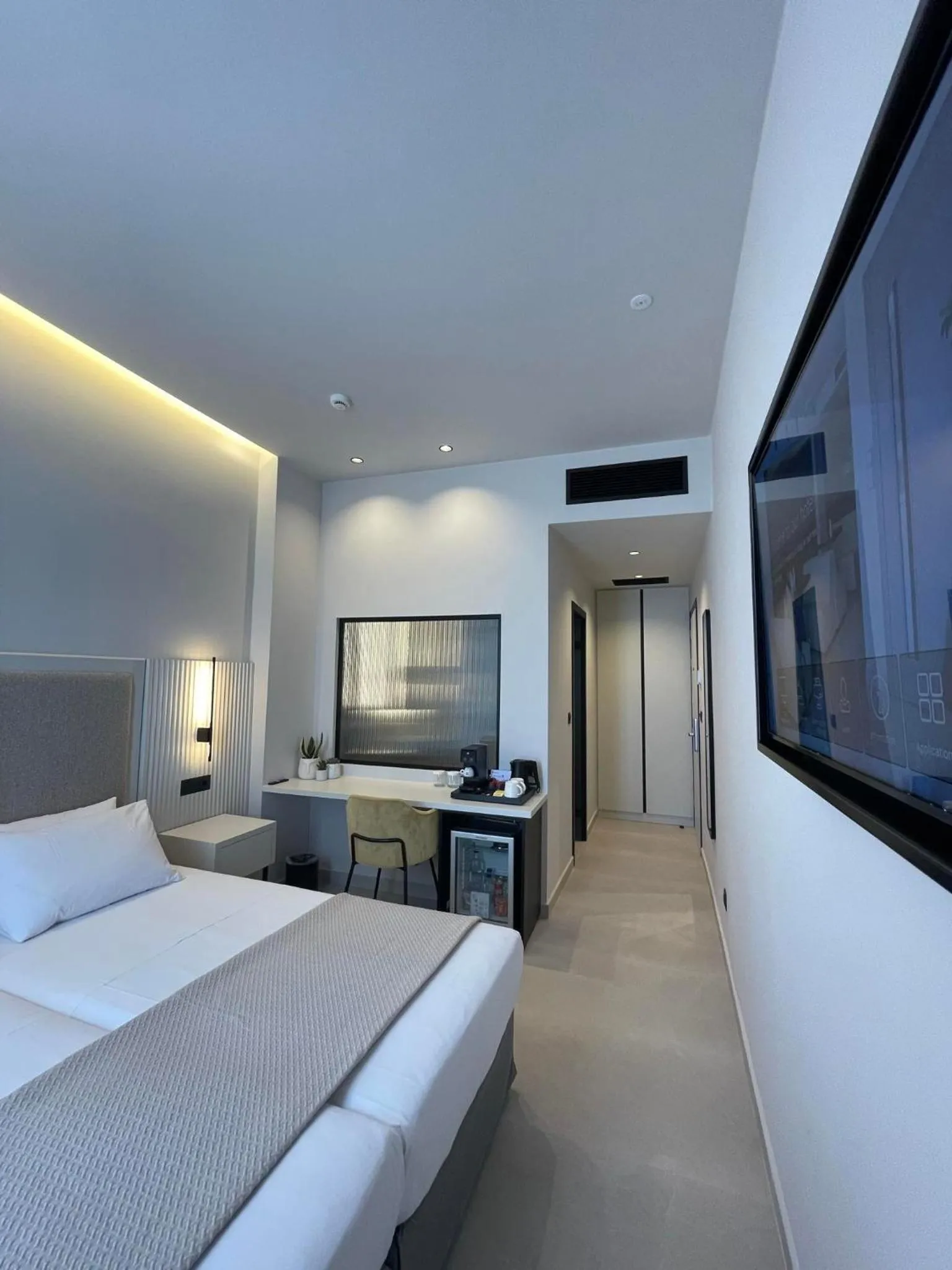 TV and multimedia, Bed in Palladion Boutique Hotel