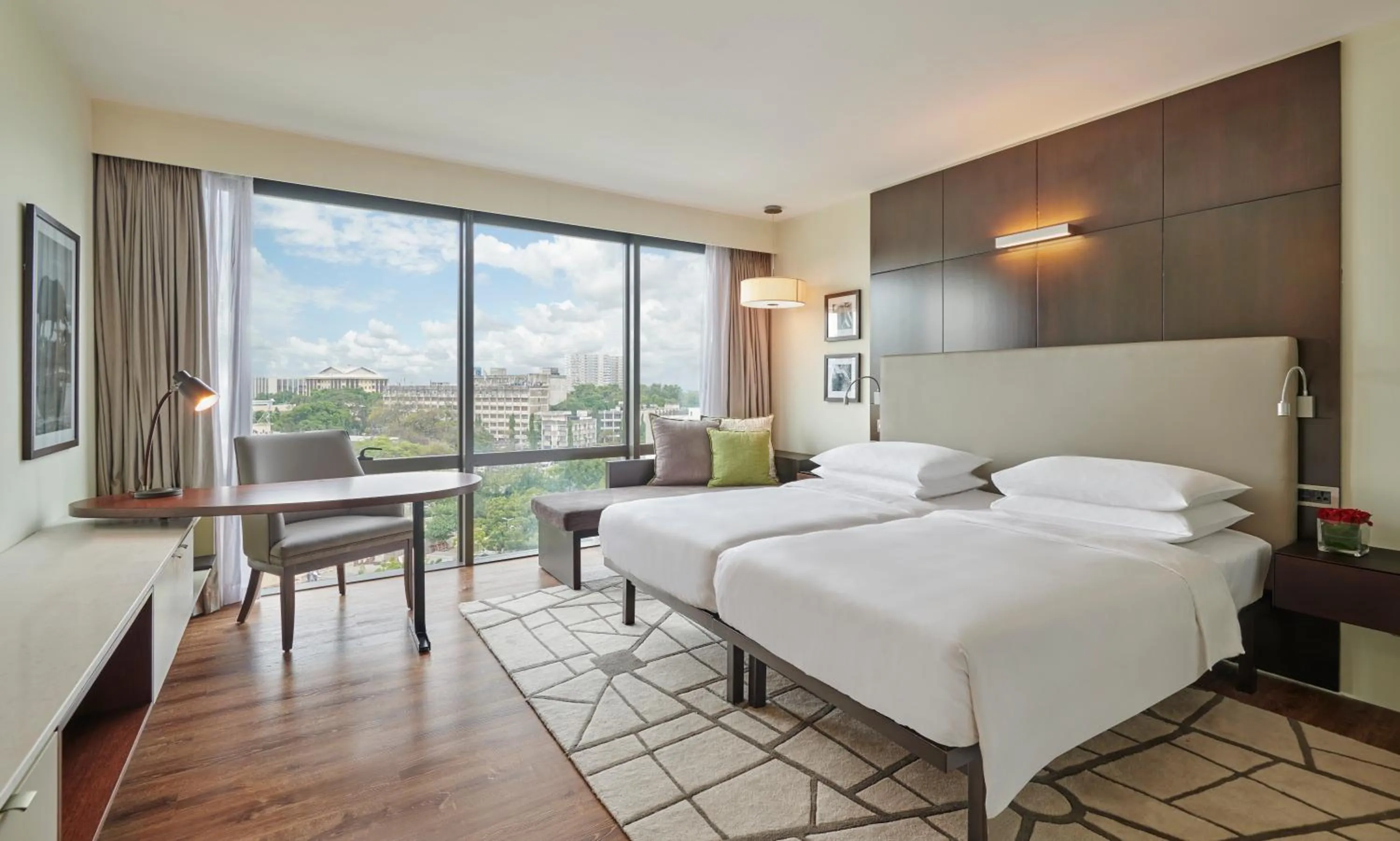 Bed in Hyatt Regency Dar es Salaam, The Kilimanjaro