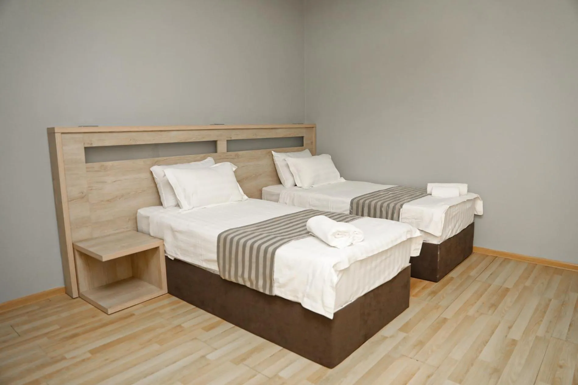 Bed in Hotel Martini Kvariati