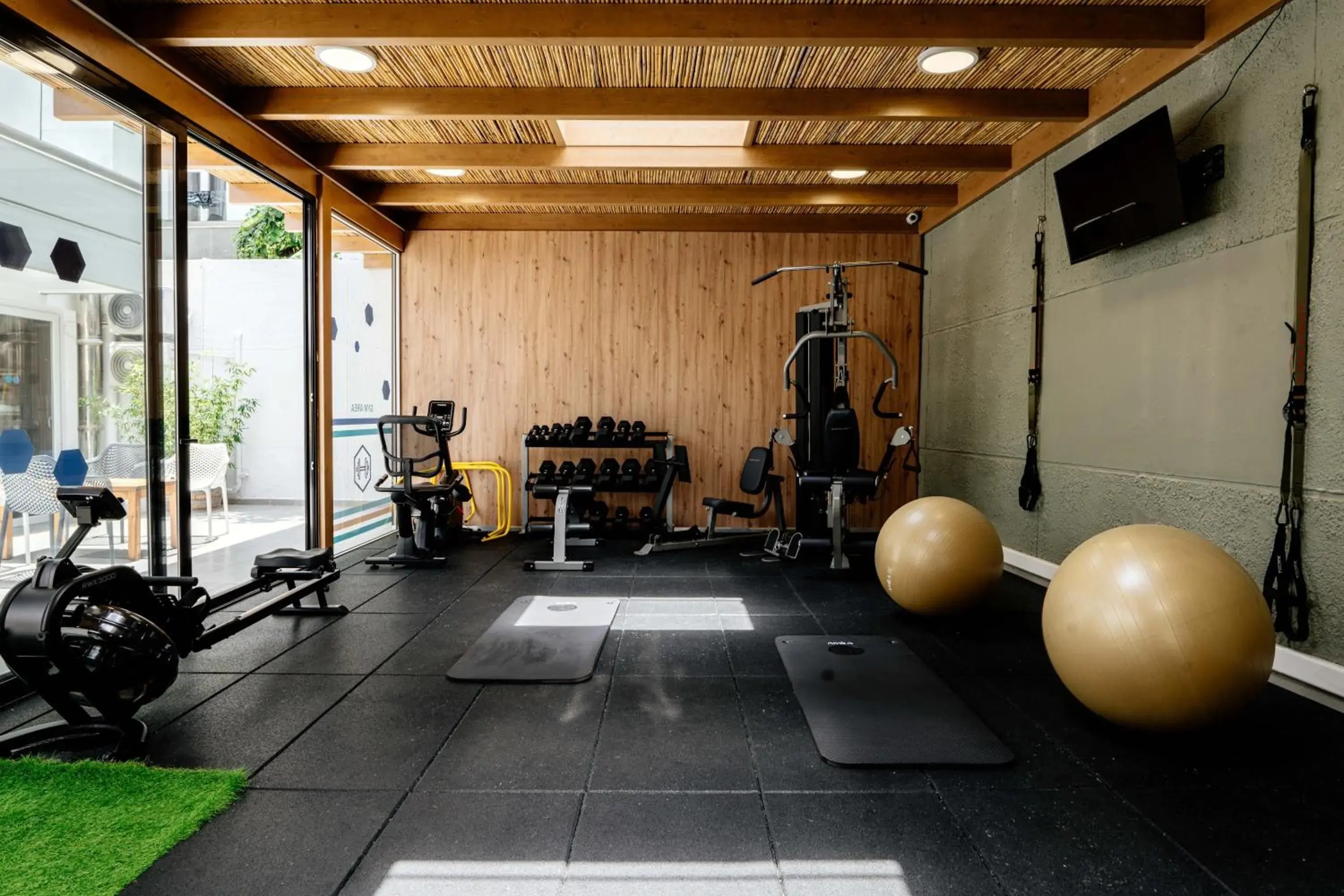 Fitness centre/facilities in Infinity Blue Boutique Hotel & Spa - Adults Only Fitness centre/facilities in Infinity Blue Boutique Hotel & Spa - Adults Only