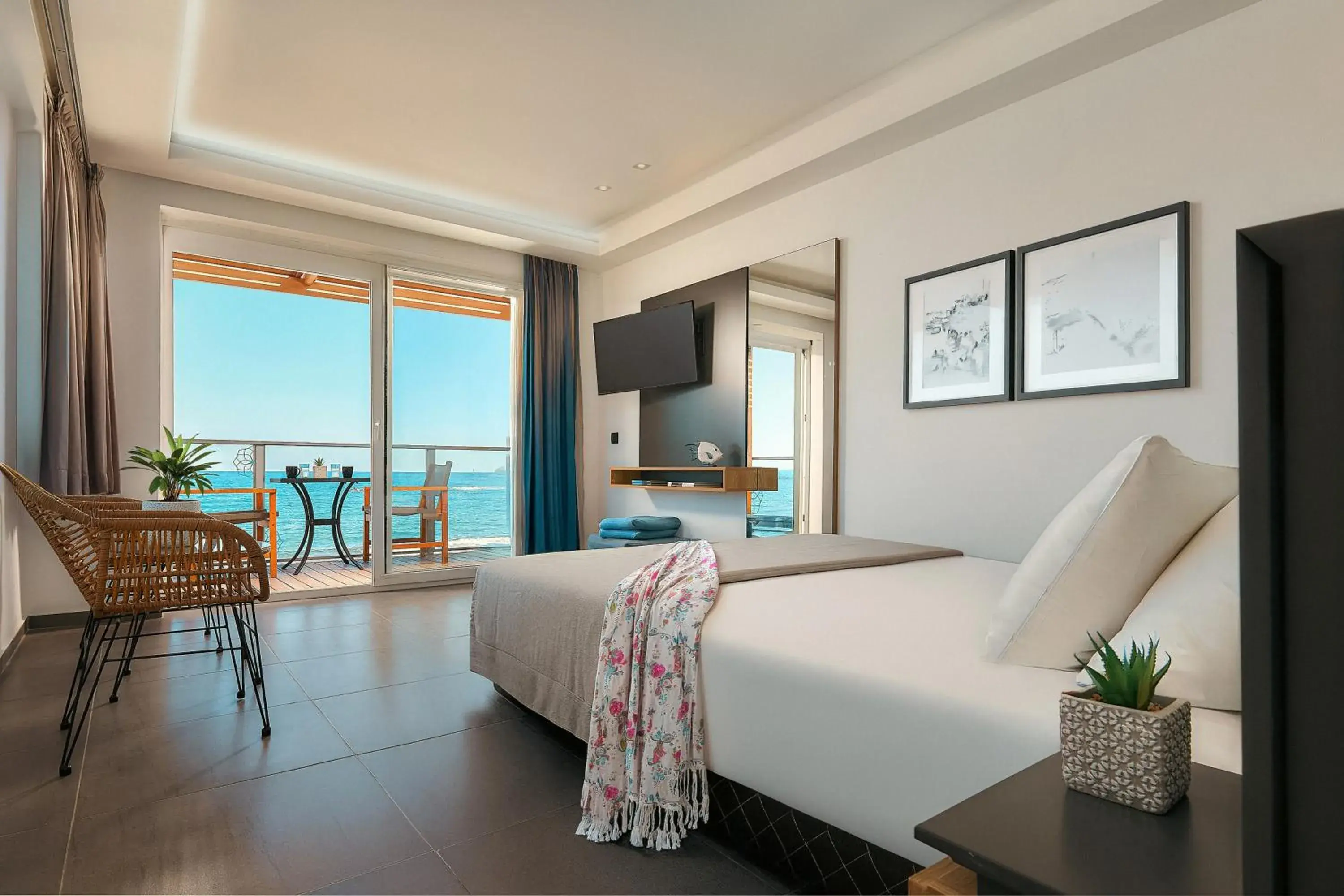 View (from property/room), Bed in Enorme Infinity Beach ex Infinity Blue View (from property/room), Bed in Enorme Infinity Beach ex Infinity Blue