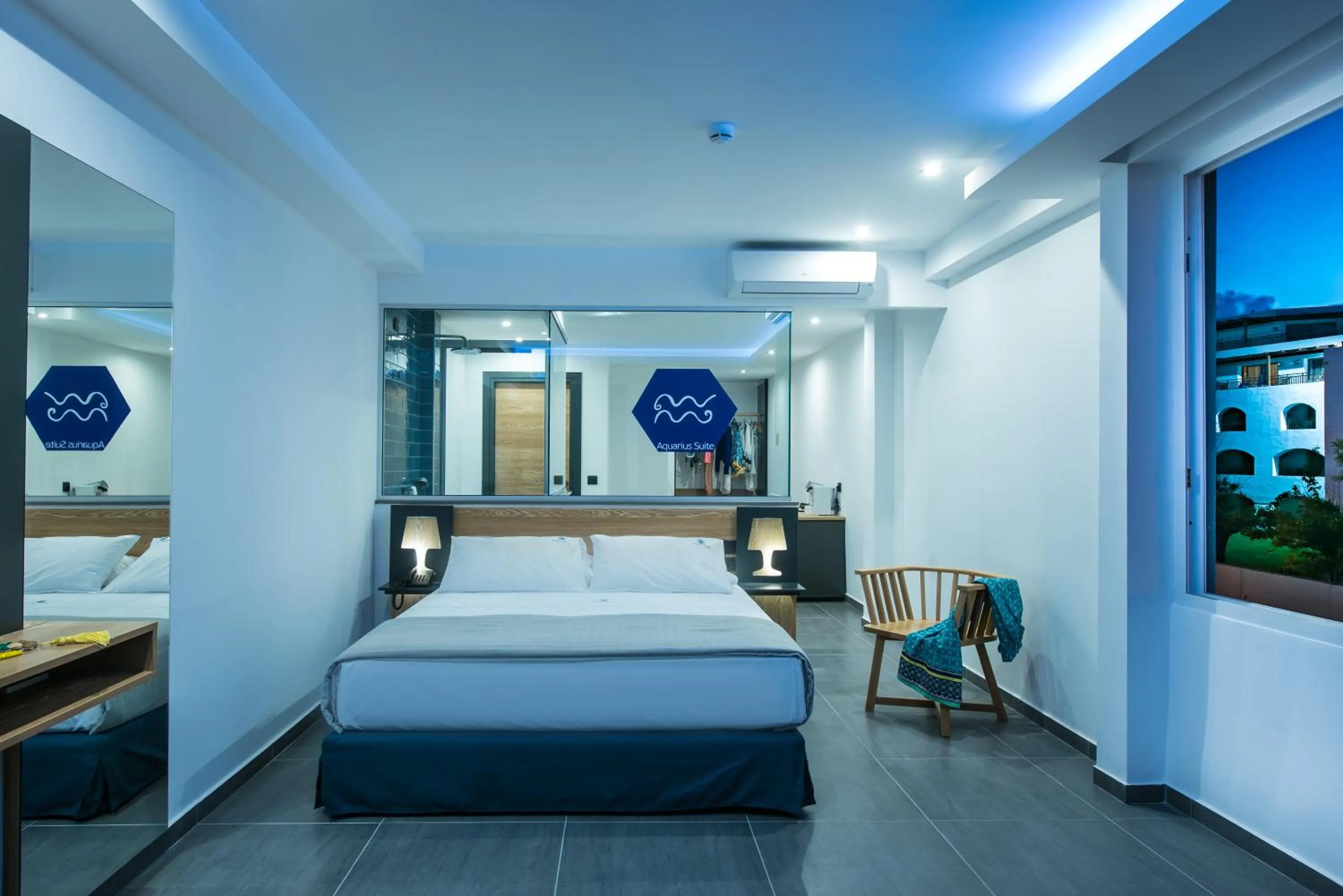 Bed in Infinity Blue Boutique Hotel & Spa - Adults Only