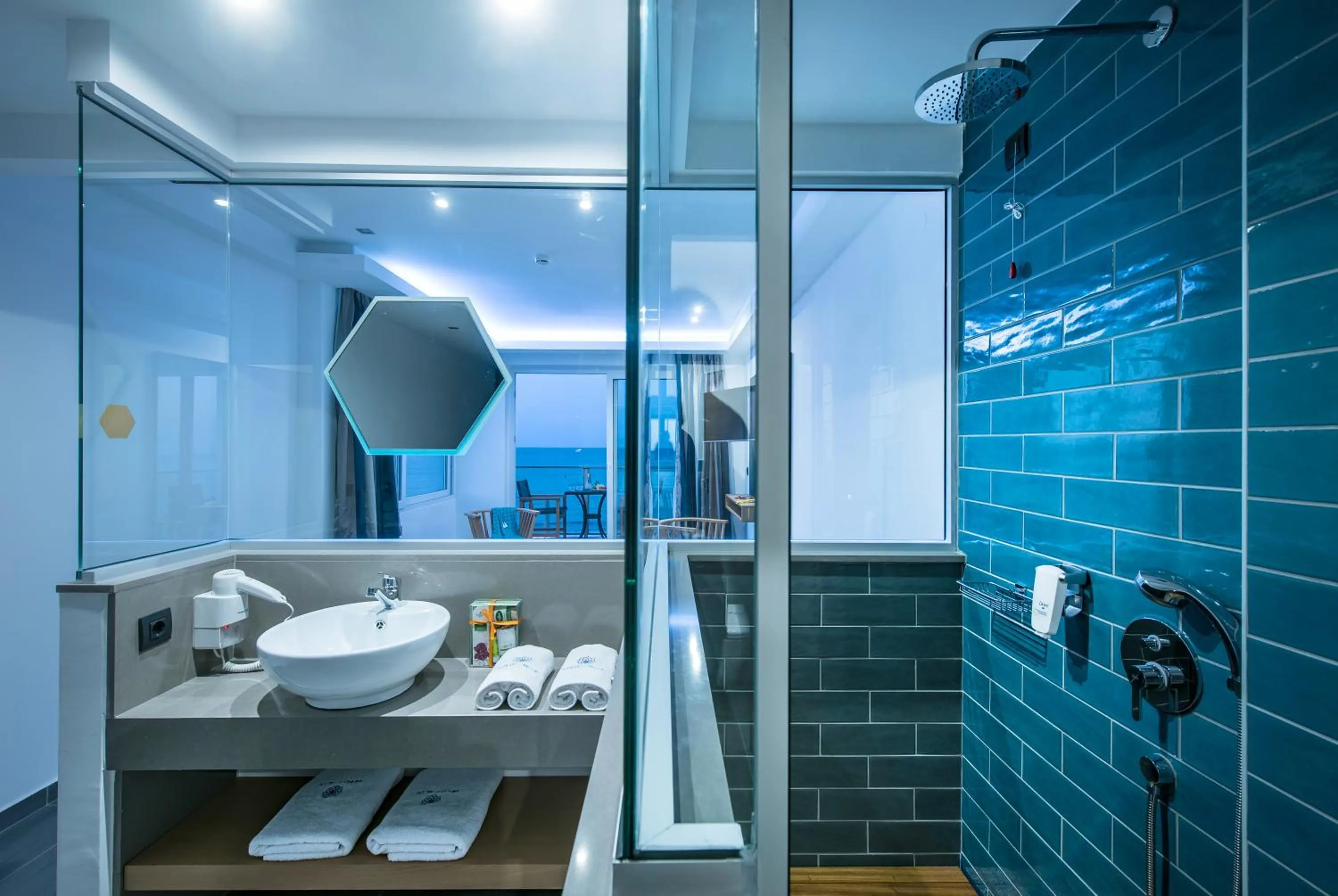 Toilet in Infinity Blue Boutique Hotel & Spa - Adults Only