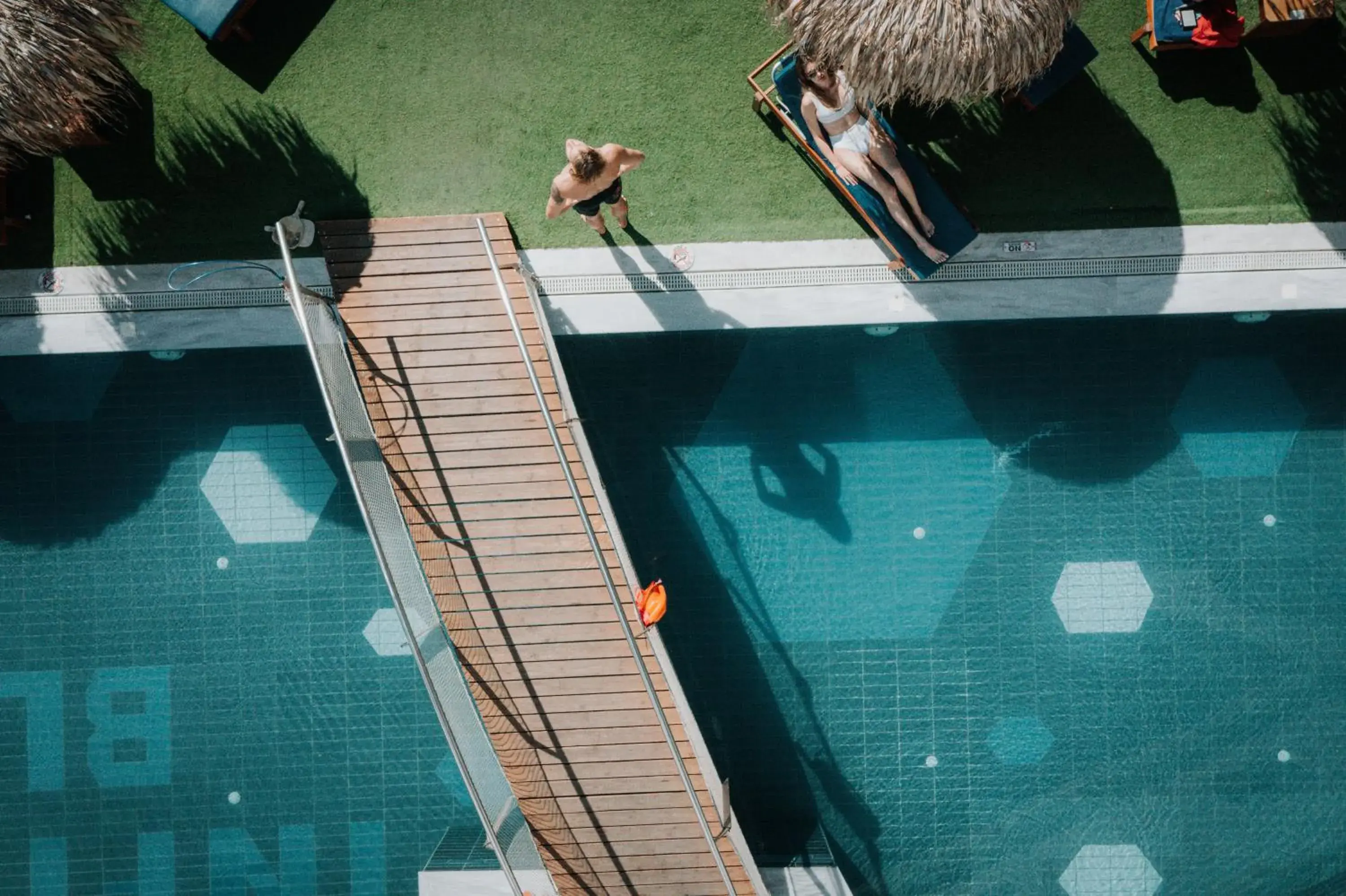 Swimming pool in Infinity Blue Boutique Hotel & Spa - Adults Only Swimming pool in Infinity Blue Boutique Hotel & Spa - Adults Only