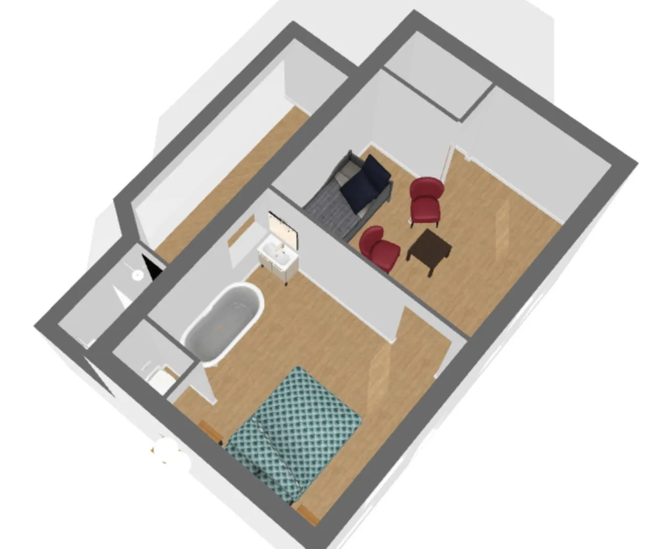 Floor plan in Les Lilas de Bellefontaine