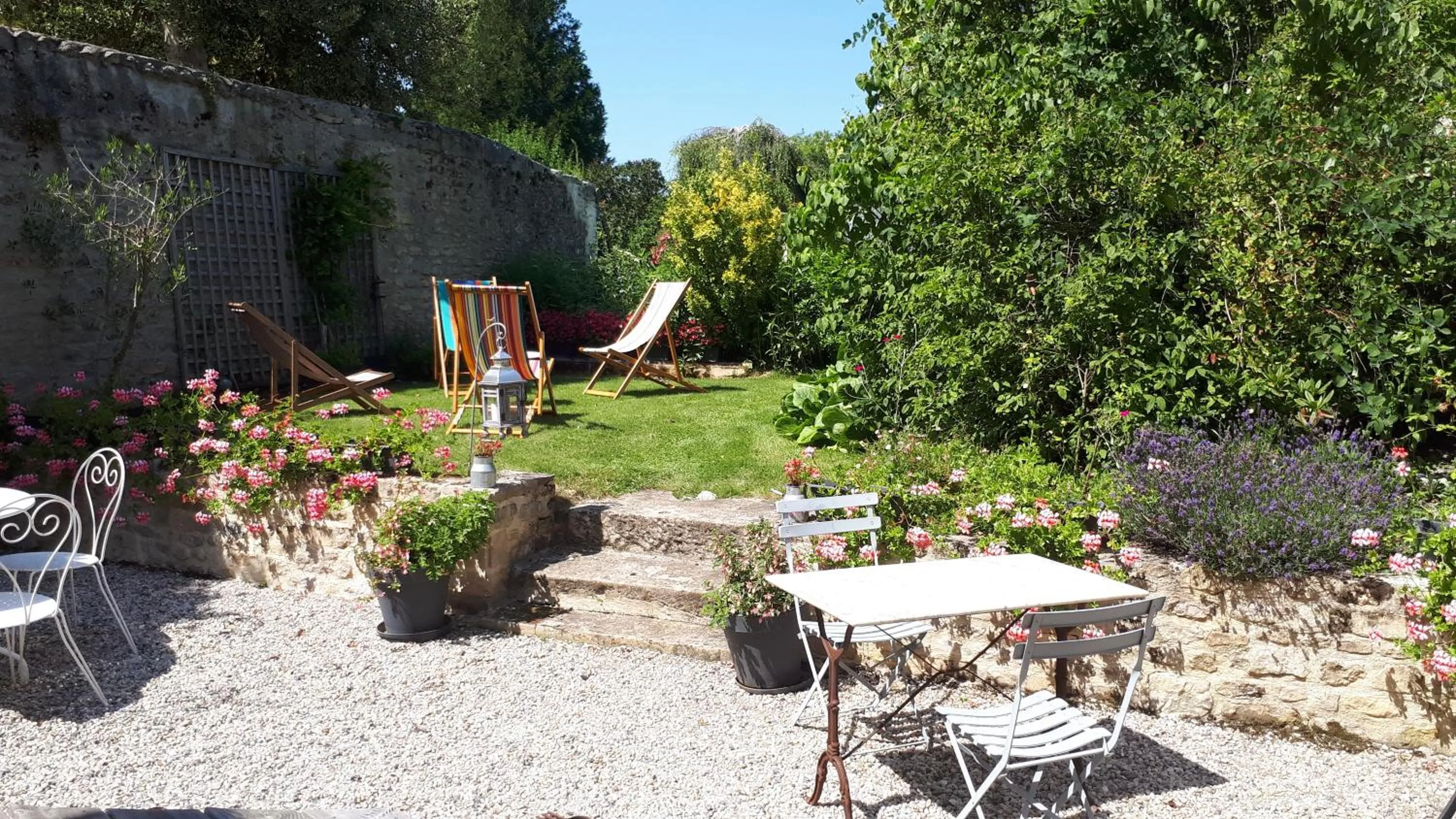 Garden in Les Lilas de Bellefontaine