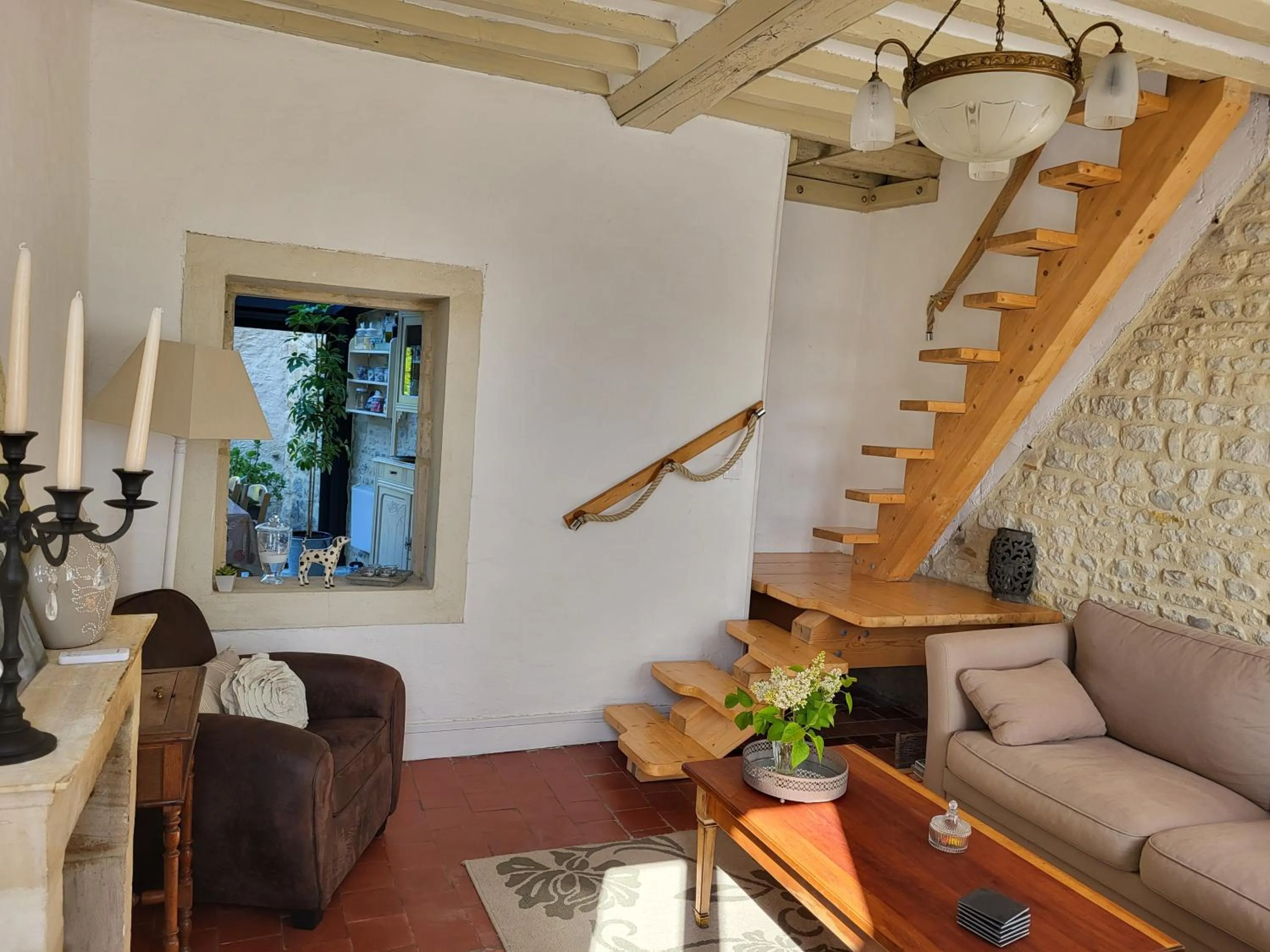 Living room in Les Lilas de Bellefontaine