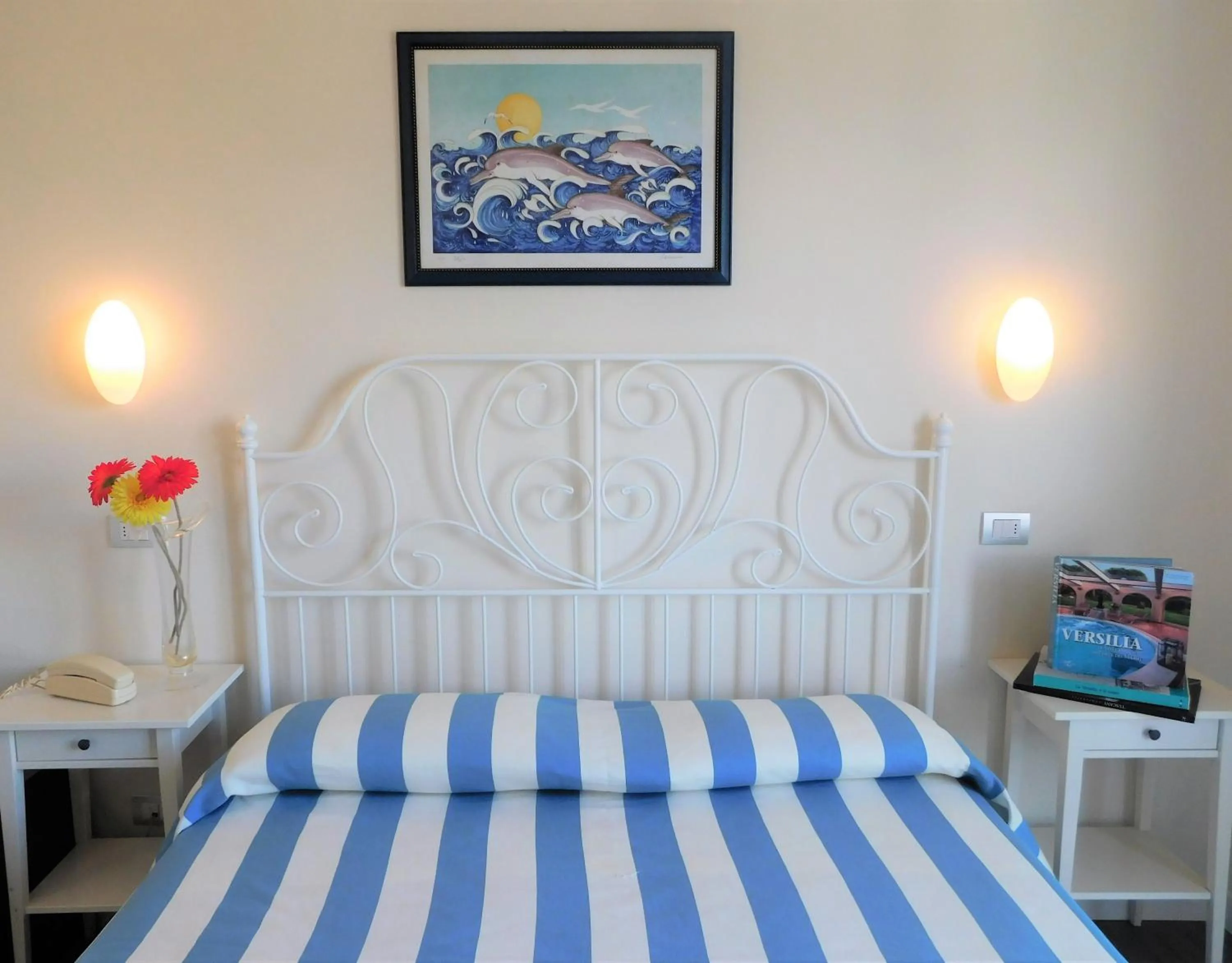 Bedroom, Bed in Hotel Oceano