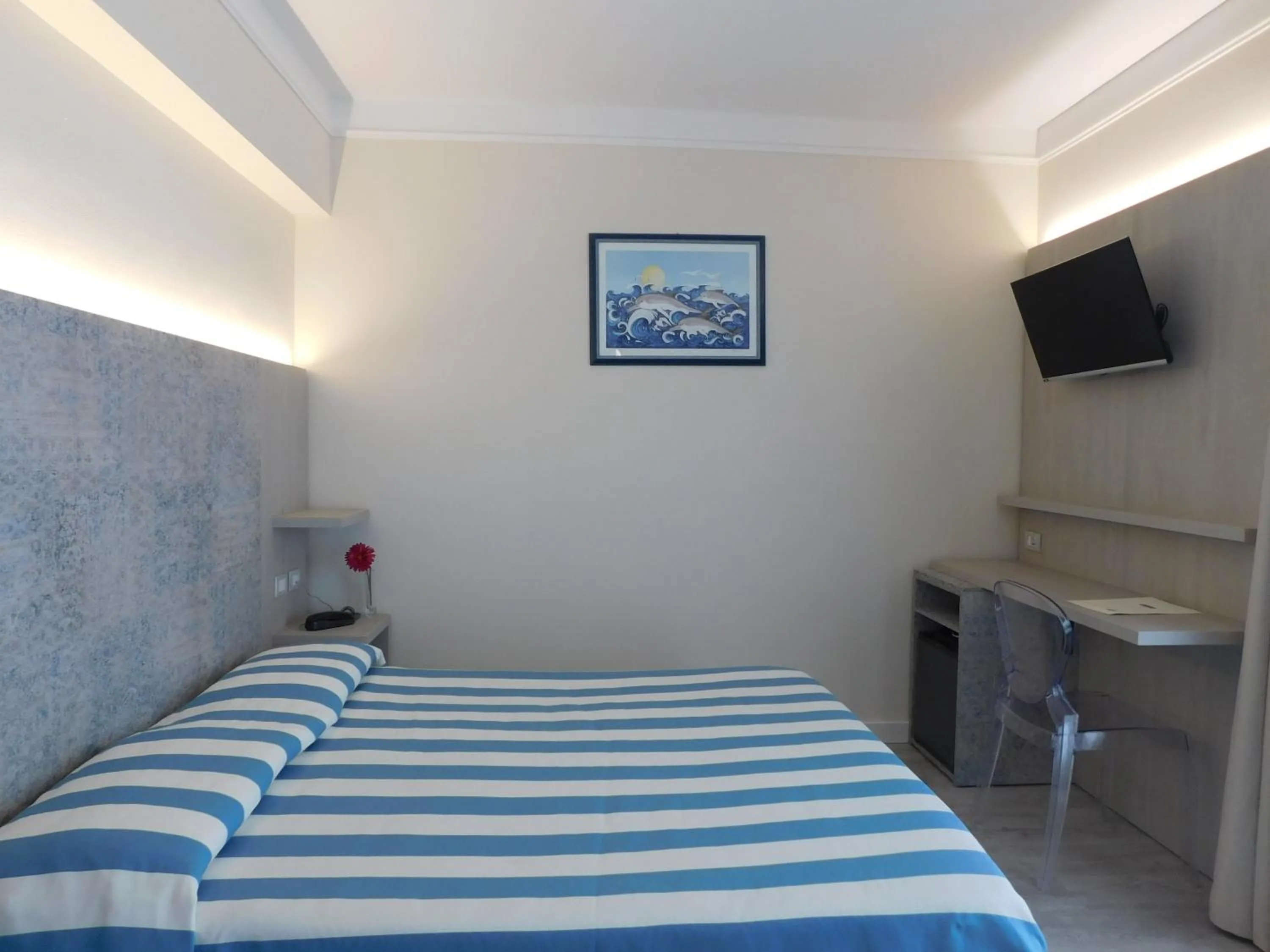 Bedroom, Bed in Hotel Oceano