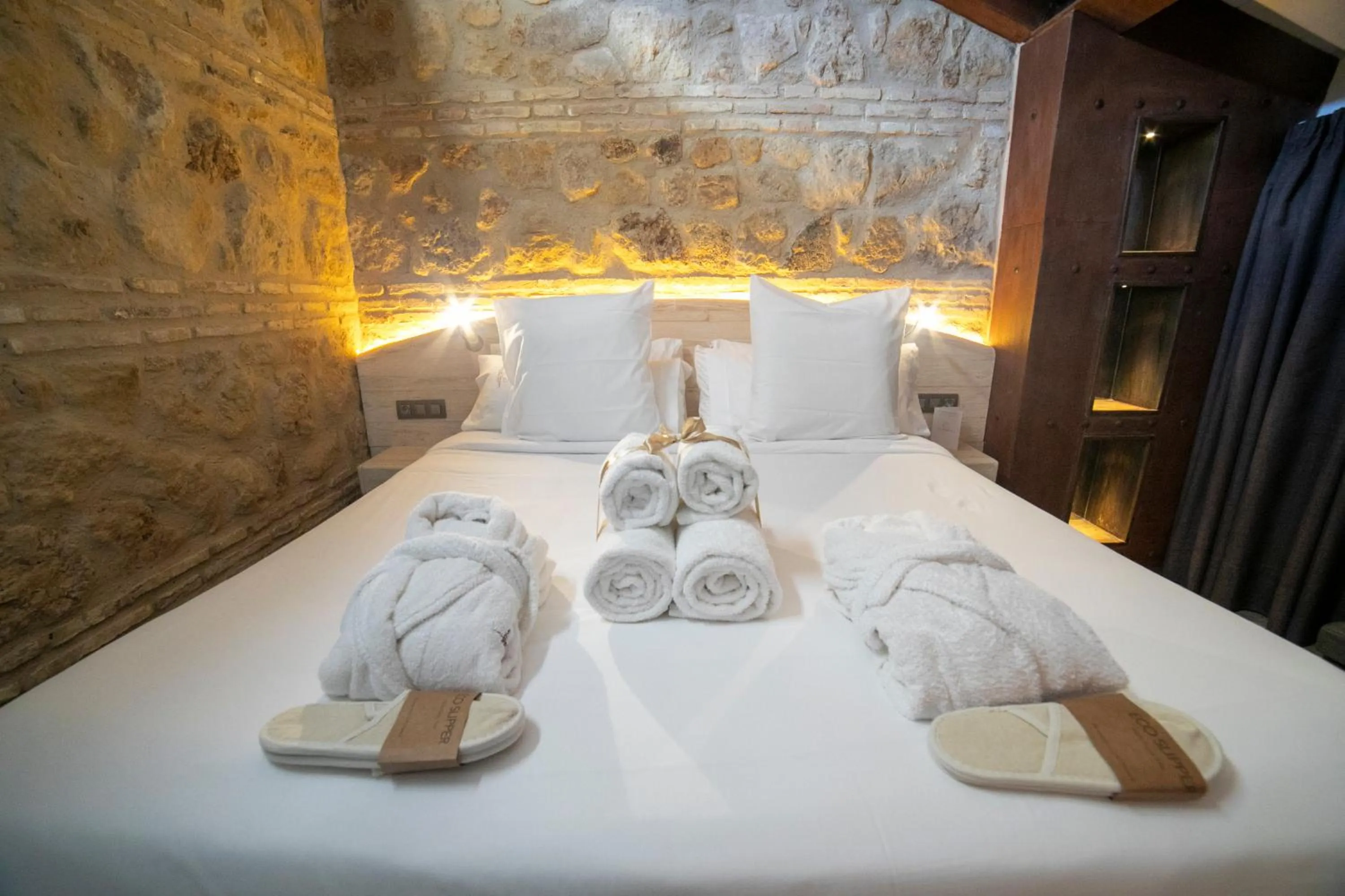 Bed in Hotel Boutique Patio del Posadero