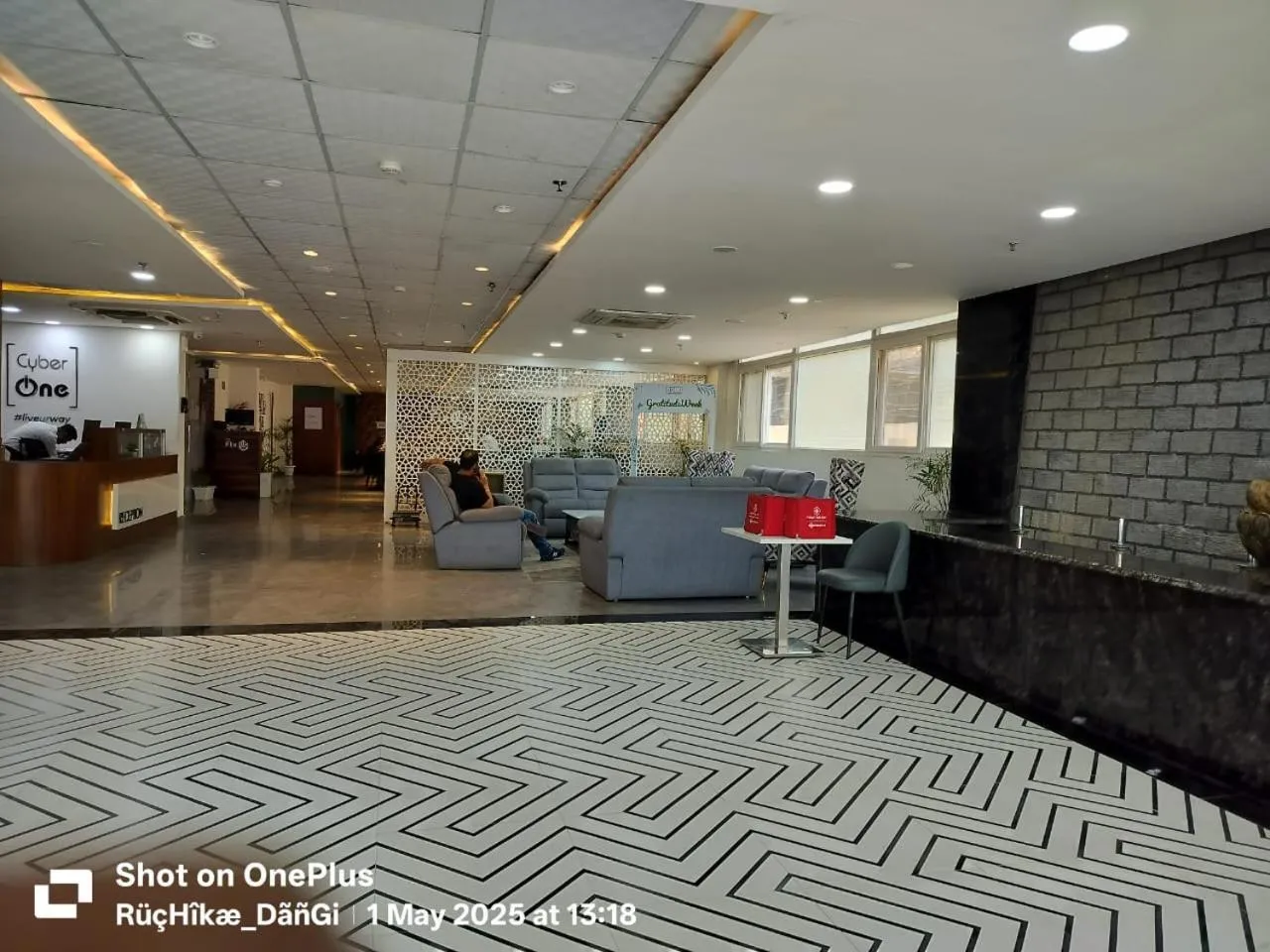 Lobby or reception in The Hoften FlxHo Cyber One, Cyber City, Gurugram