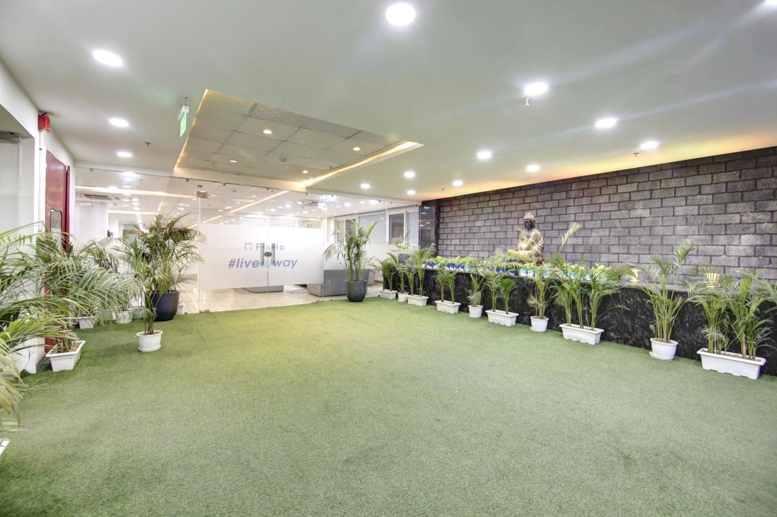 Garden in The Hoften FlxHo Cyber One, Cyber City, Gurugram