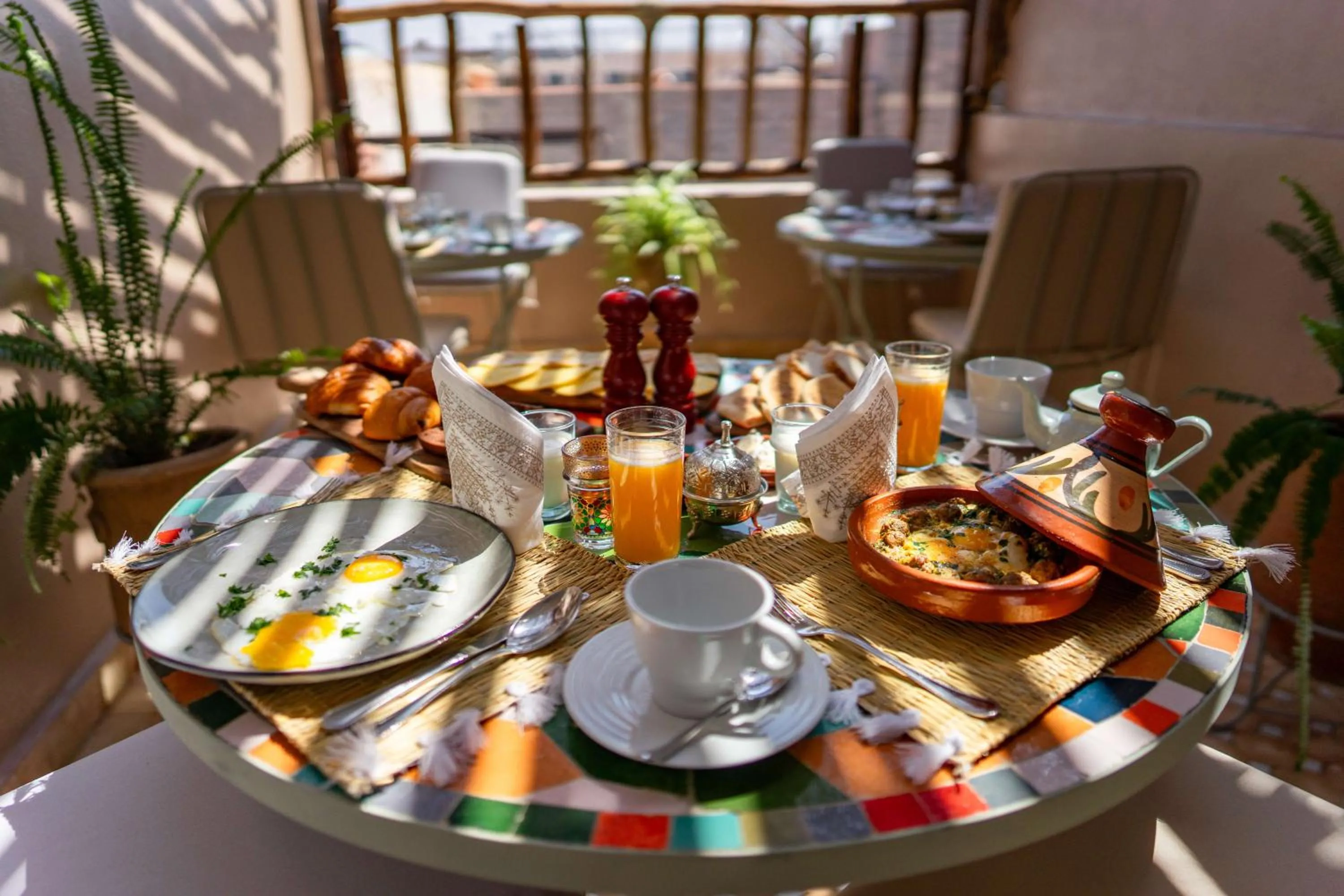 Food and drinks in Riad 26