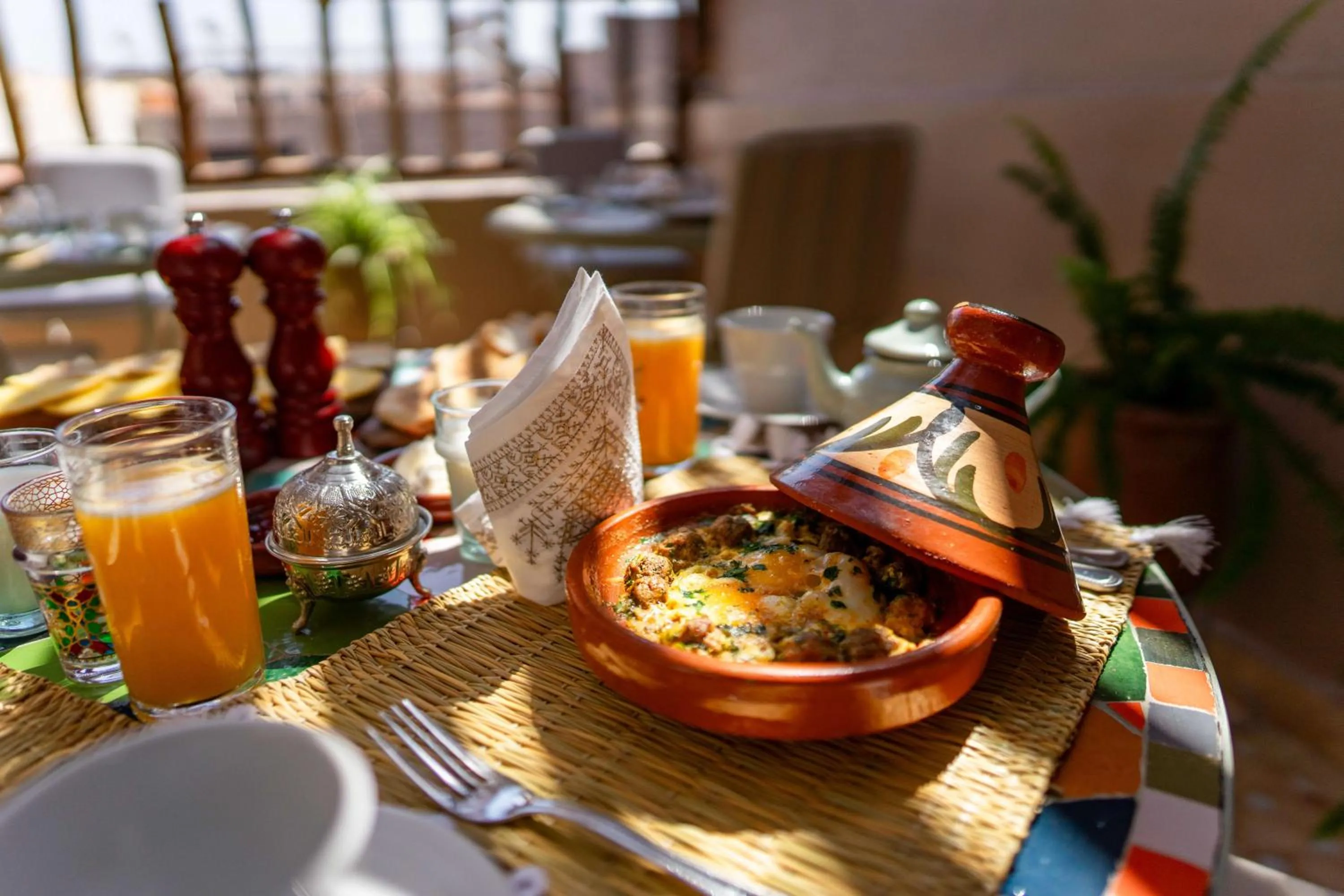Food and drinks in Riad 26