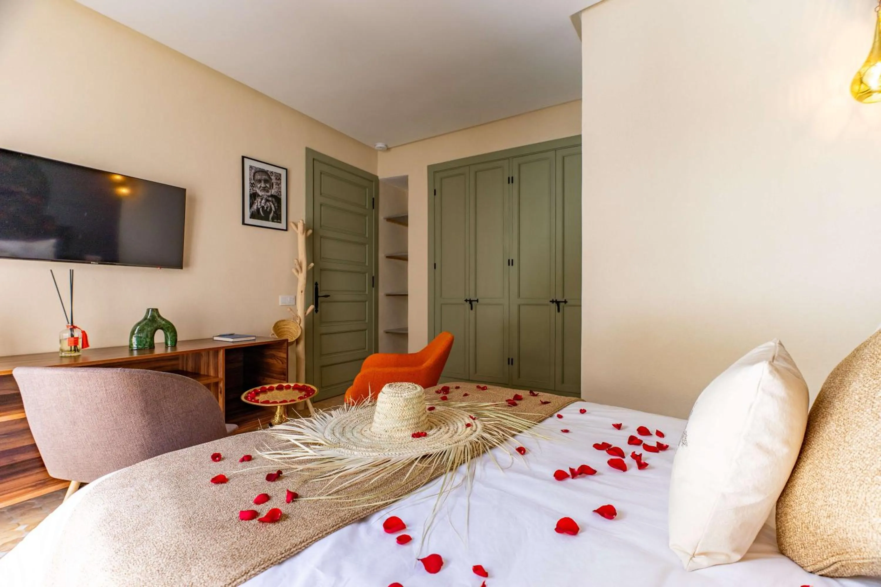 Bed in Riad 26
