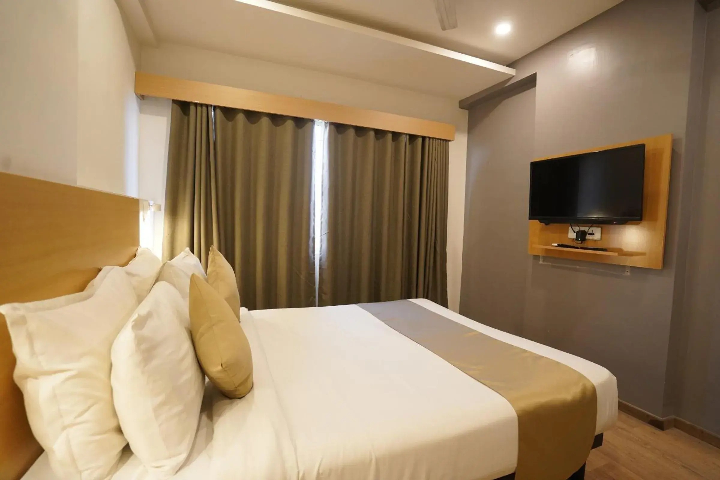 Bed in The Byke Business Hotel Landmark Bed in The Byke Business Hotel Landmark