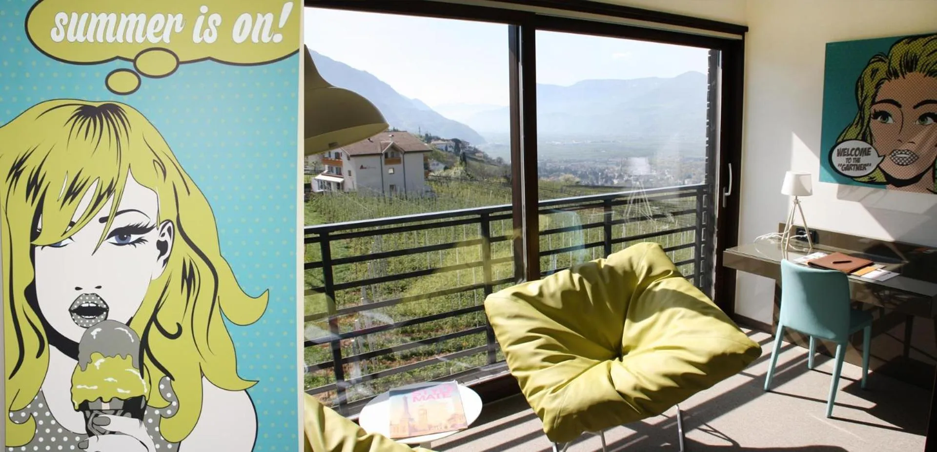 Decorative detail in Hotel Gartner