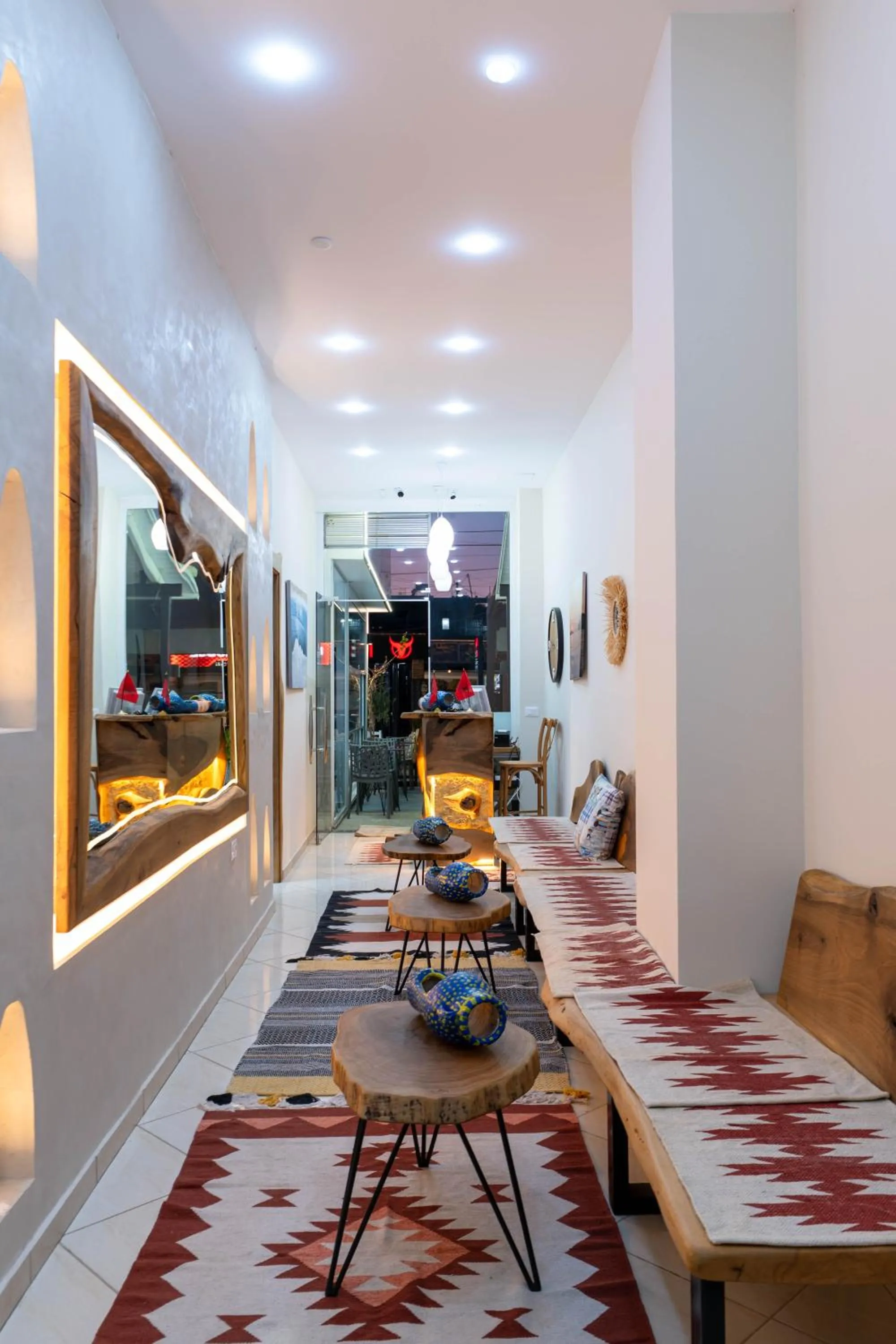 Lobby or reception in EROS HOTEL Ksamil