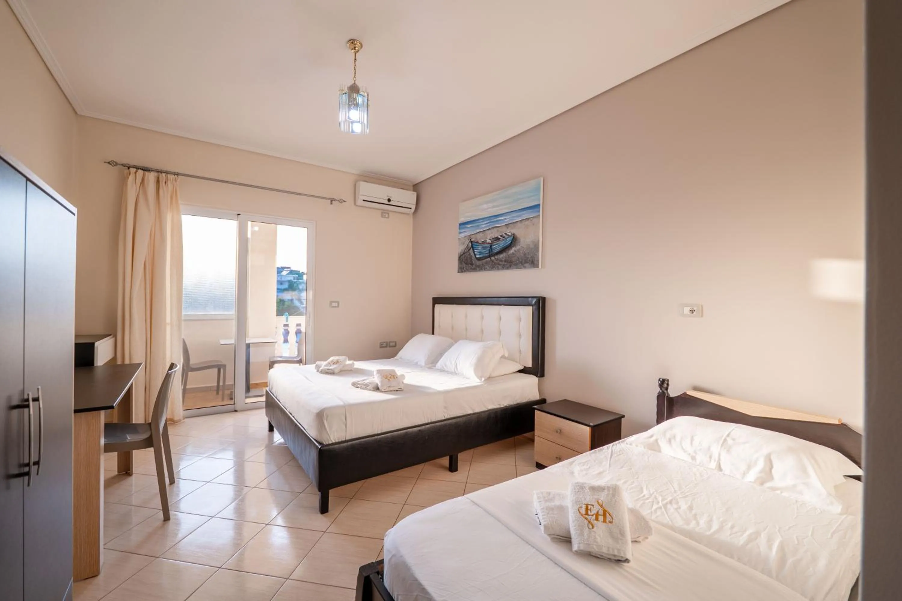 Bedroom, Bed in EROS HOTEL Ksamil