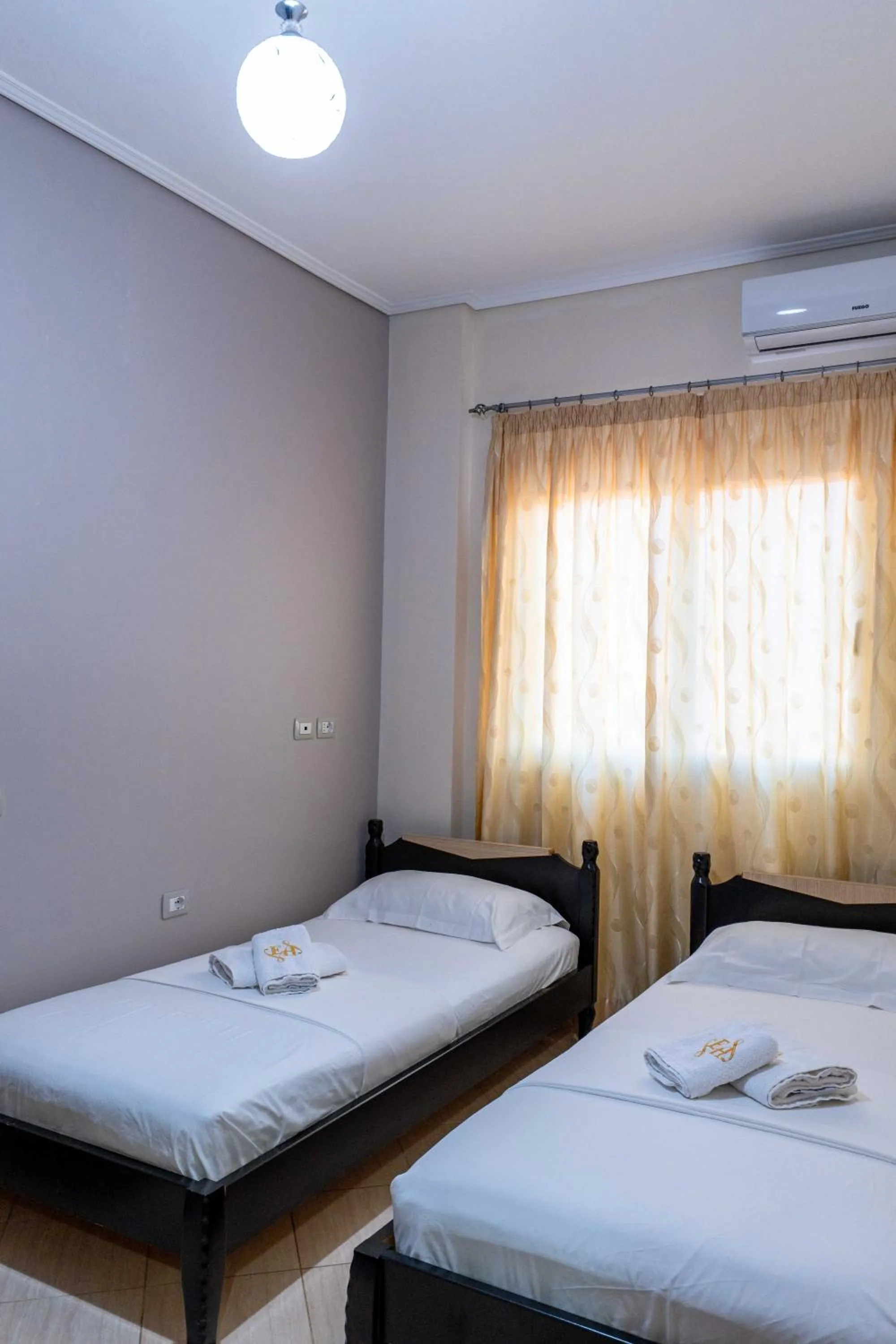 Bed in EROS HOTEL Ksamil