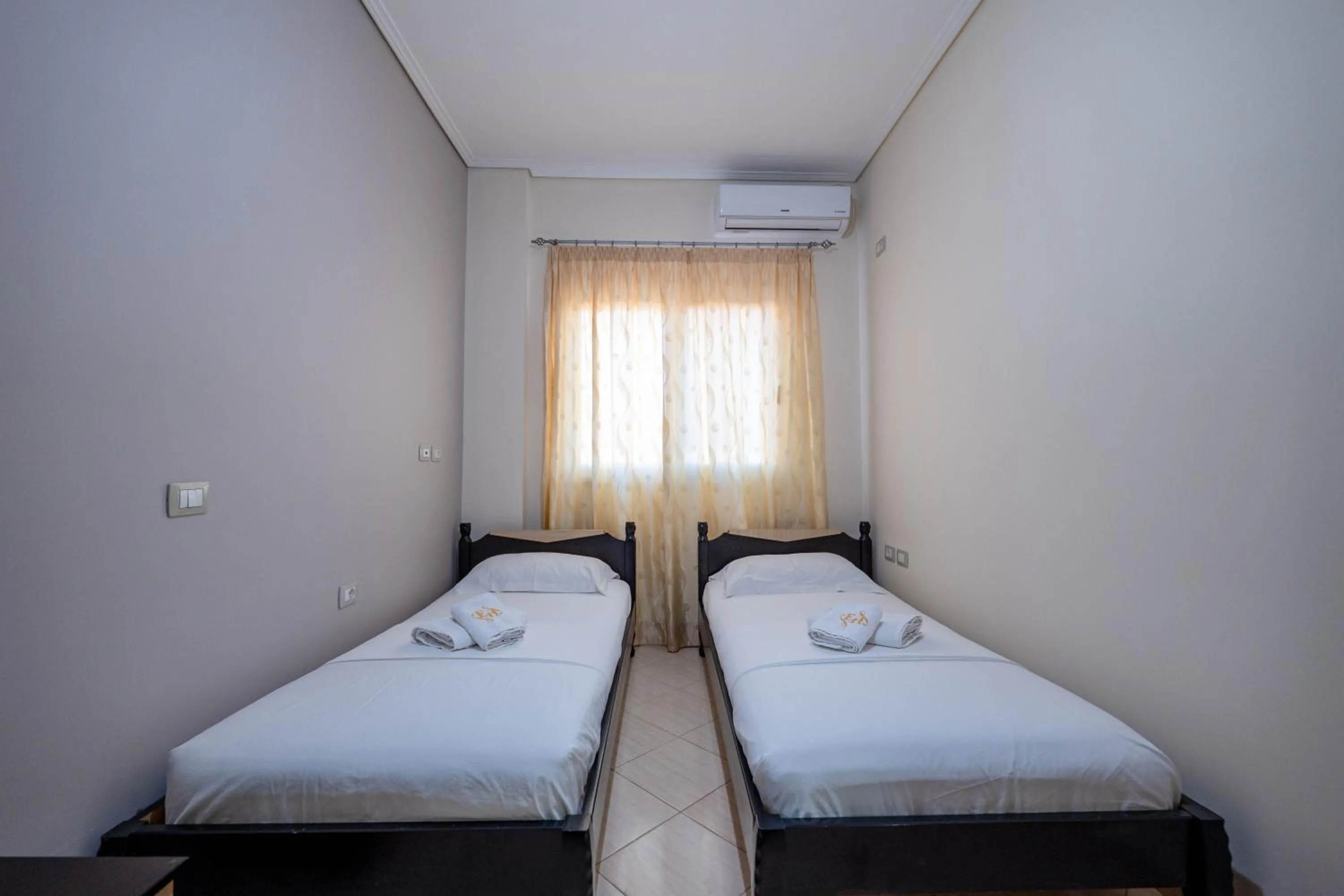 Bed in EROS HOTEL Ksamil